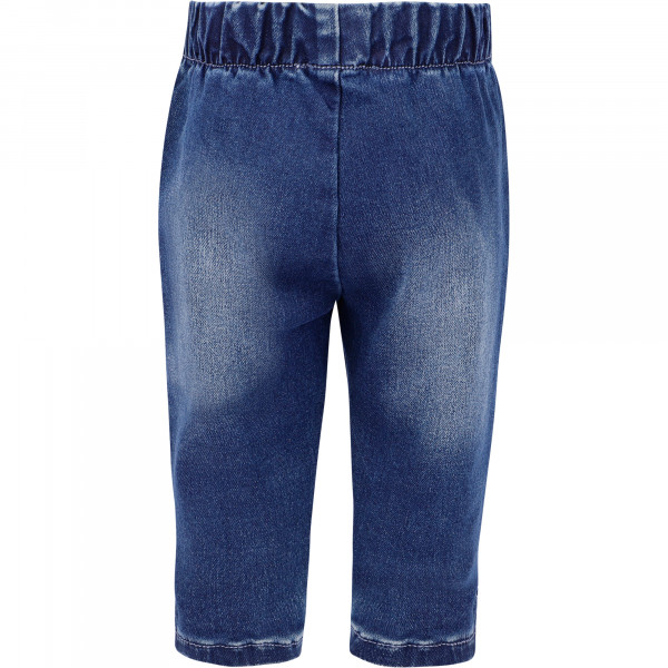 Denim Capri Pants in Blue