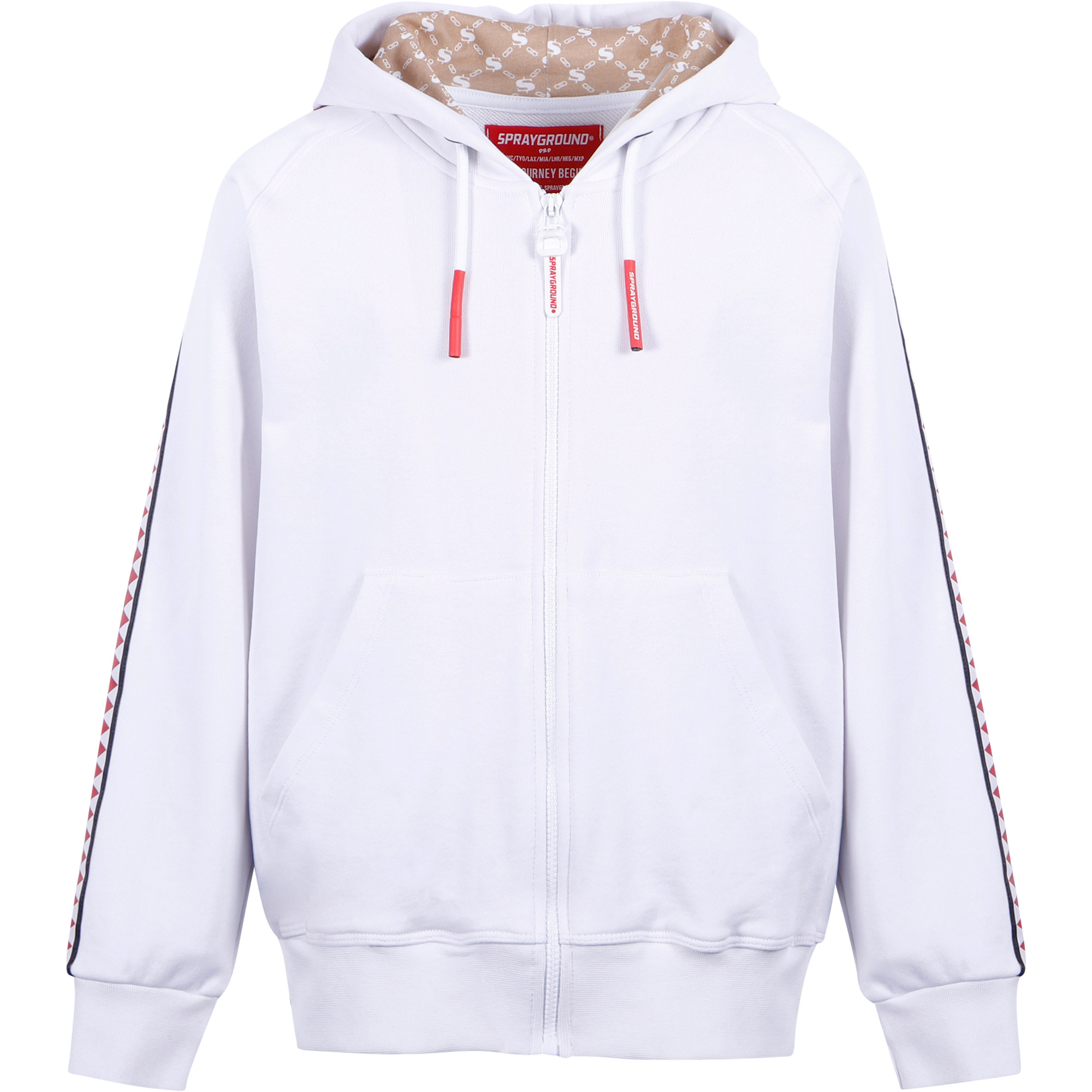 Sprayground Shark Logo Hoodie in White