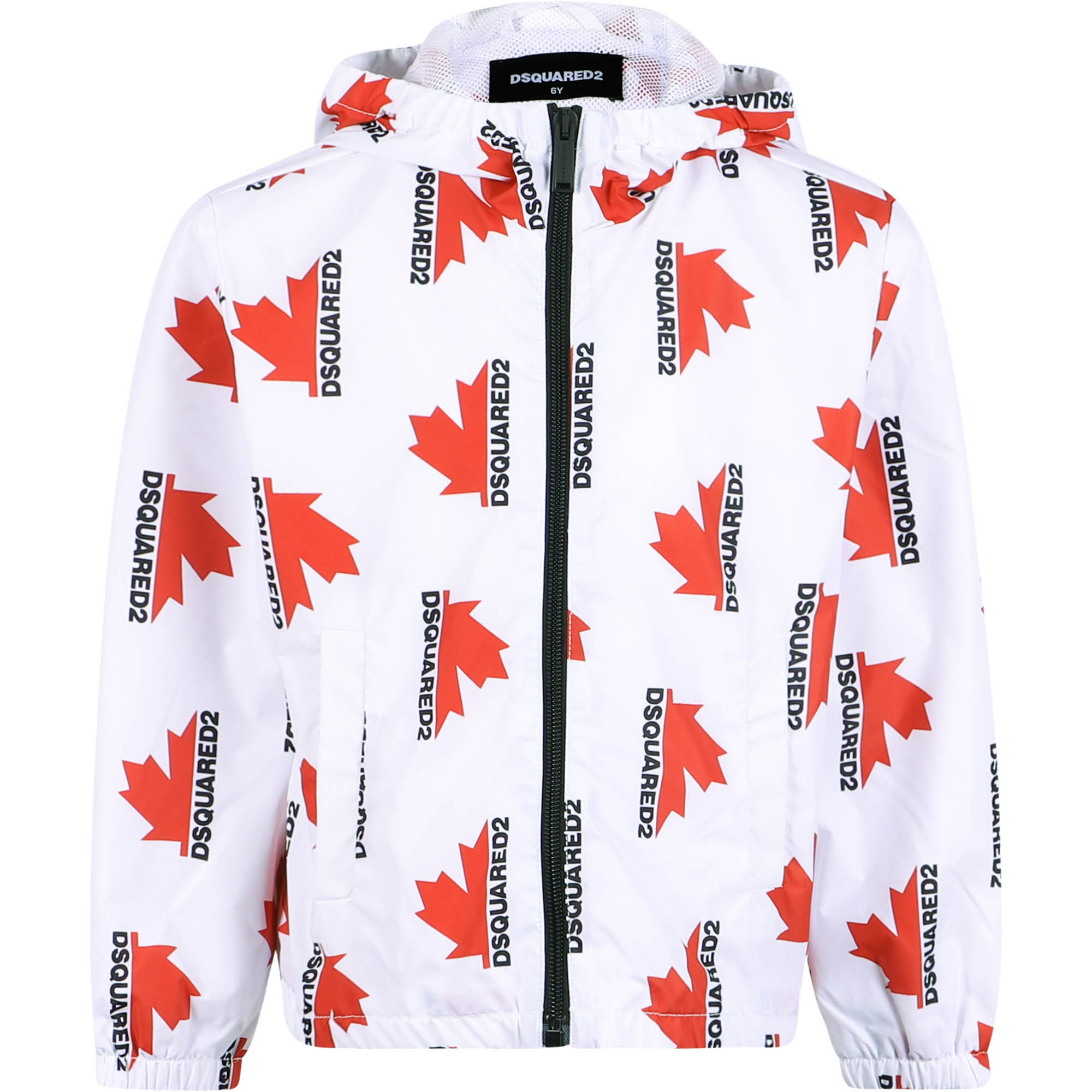 Dsquared2 Logo Leaf Windbreaker Jacket 