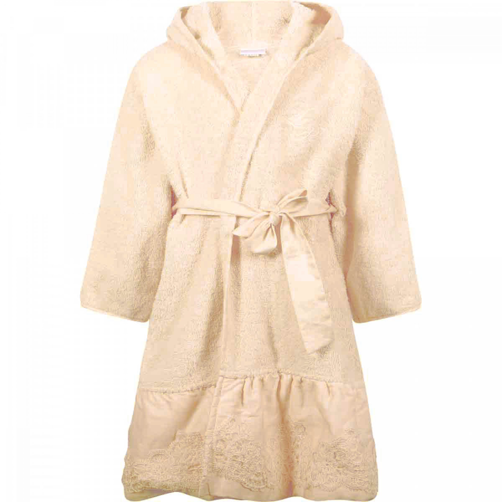 La Perla Girls Terry Cloth Hooded Bathrobe