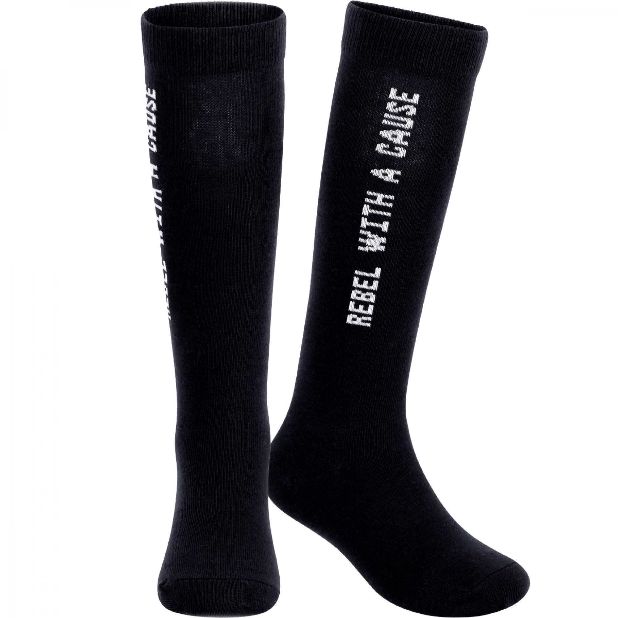 Rock Your Baby Rebel With A Cause Socks in Black
