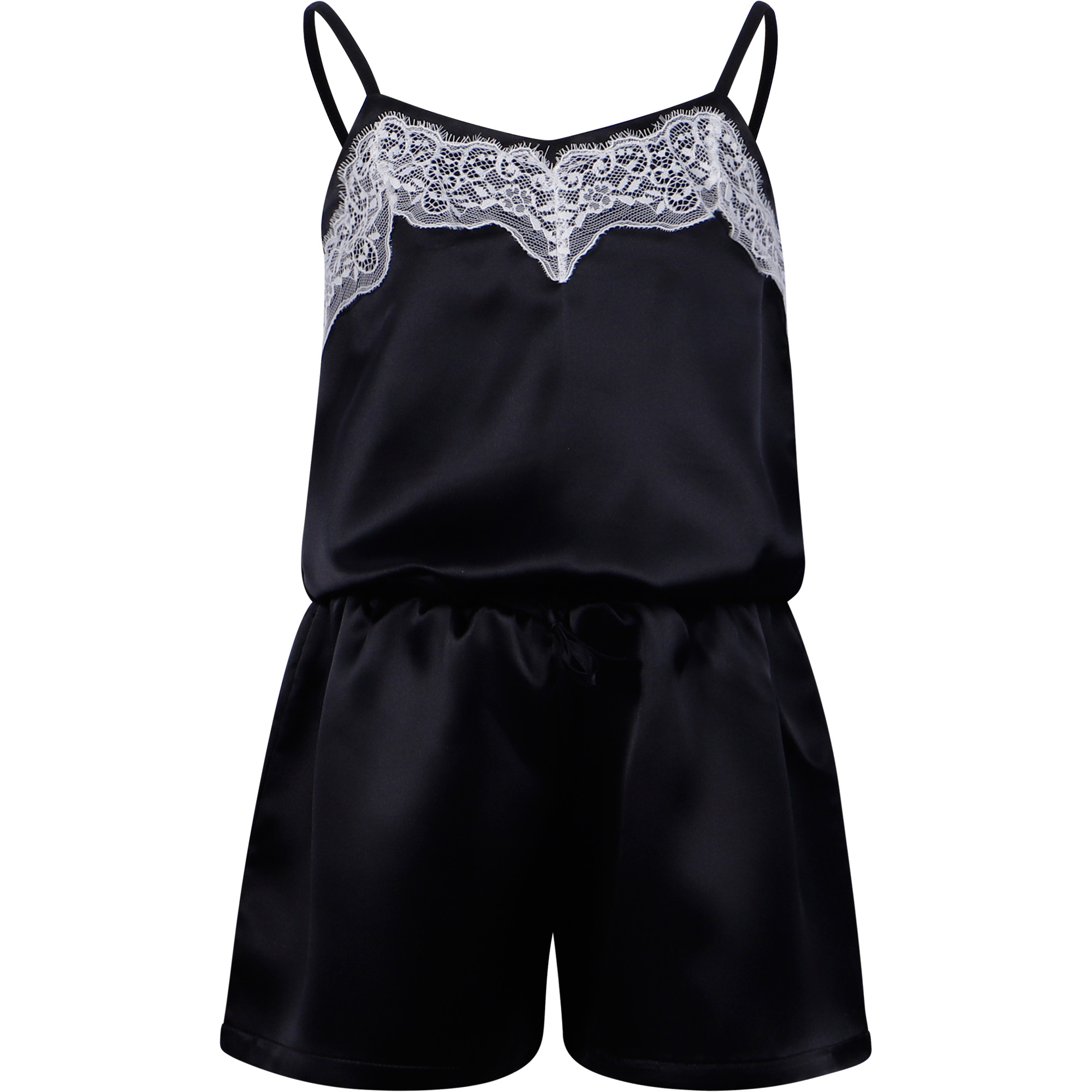 La Perla Lace Pajamas in Black —