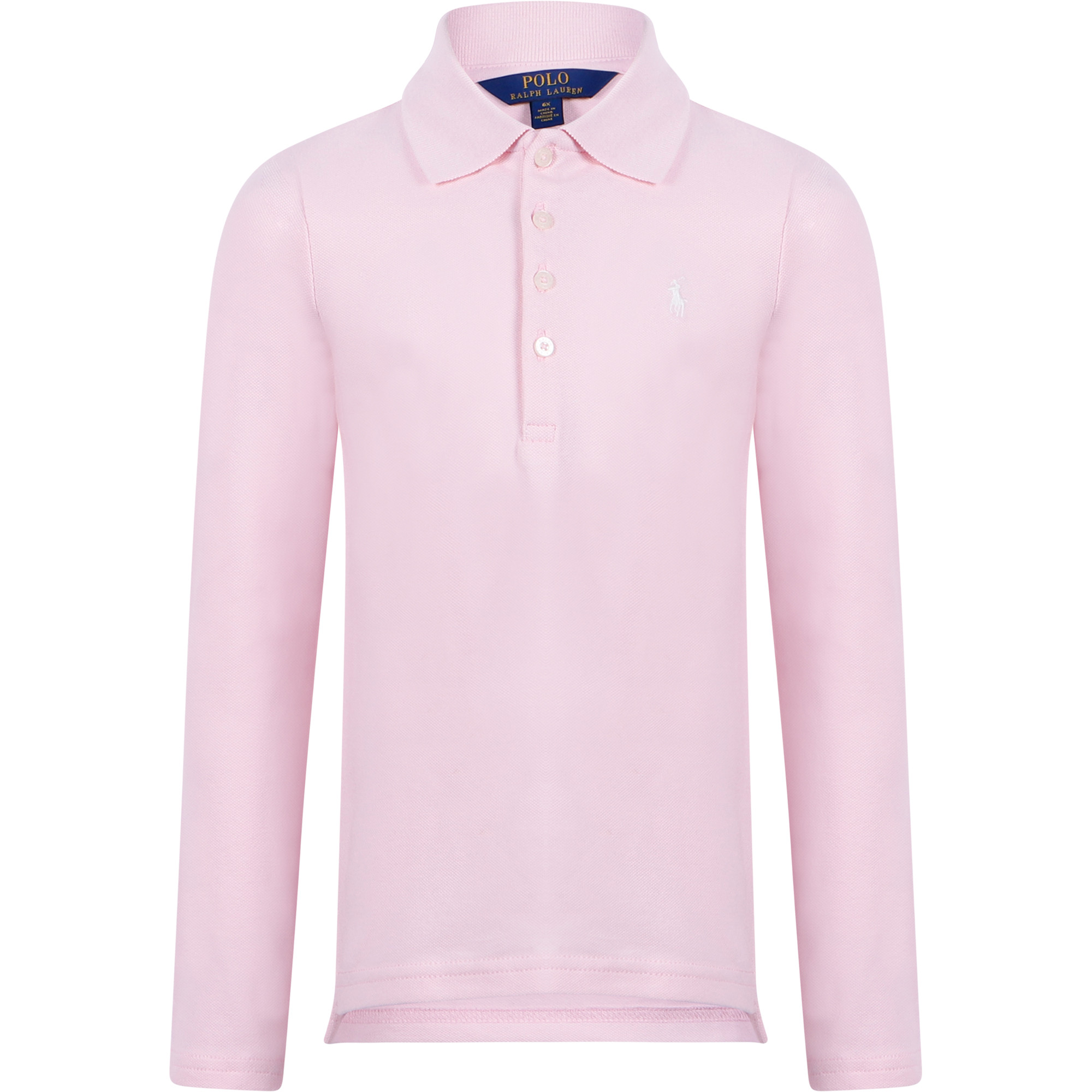Pink long sleeve polo Clearance