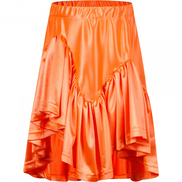 Ruffled Skirt in Orange