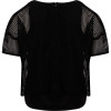 Monogram Net T-Shirt in Black