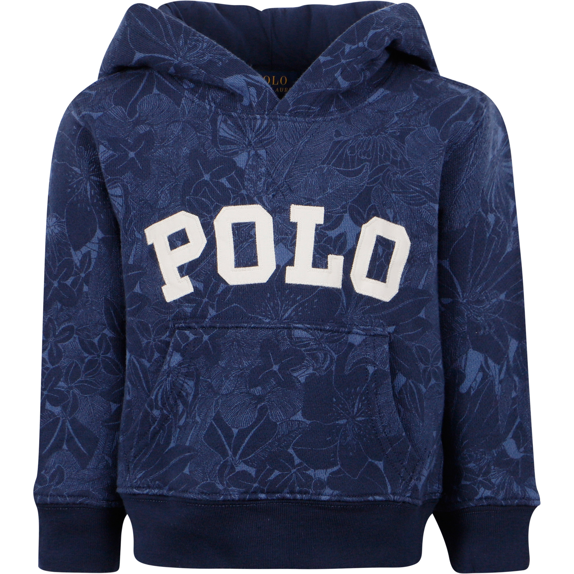 Polo Ralph Lauren Logo Hoodie in Dark Blue - BAMBINIFASHION.COM