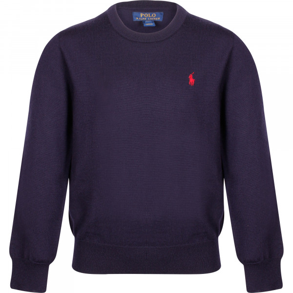 Polo Ralph Lauren Logo Sweater in Navy Blue | BAMBINIFASHION.COM