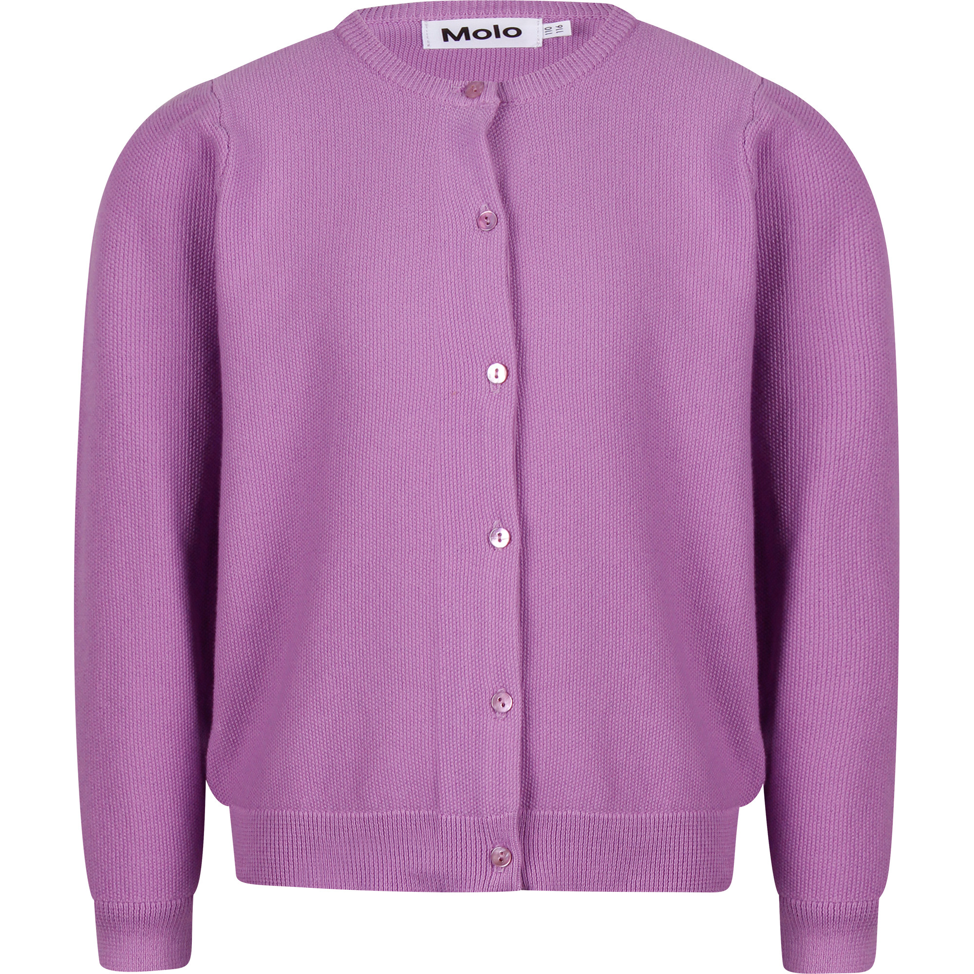Molo Classic Cardigan in Purple - BAMBINIFASHION.COM