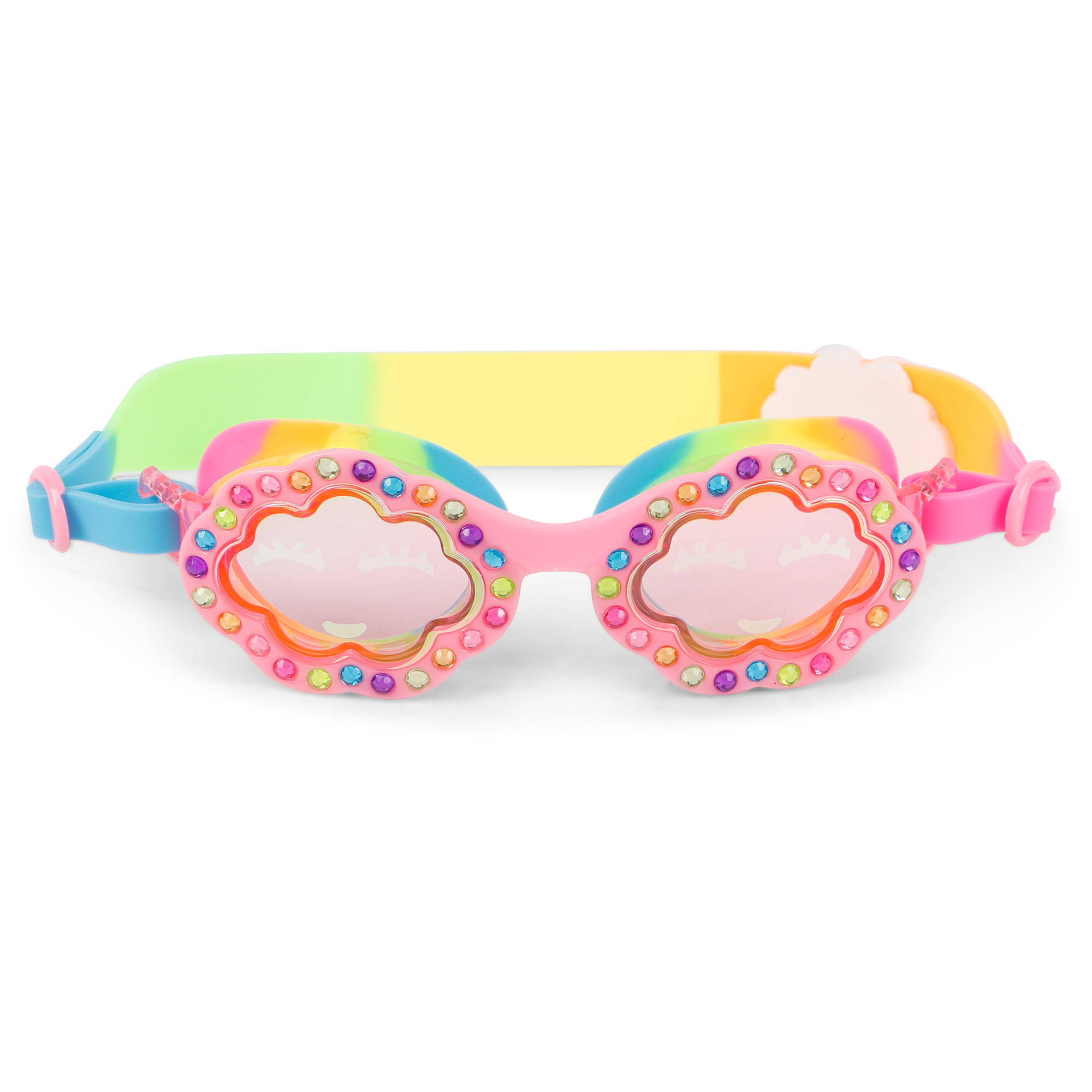 Bling 2O Rainbow Swimming Goggles in Red