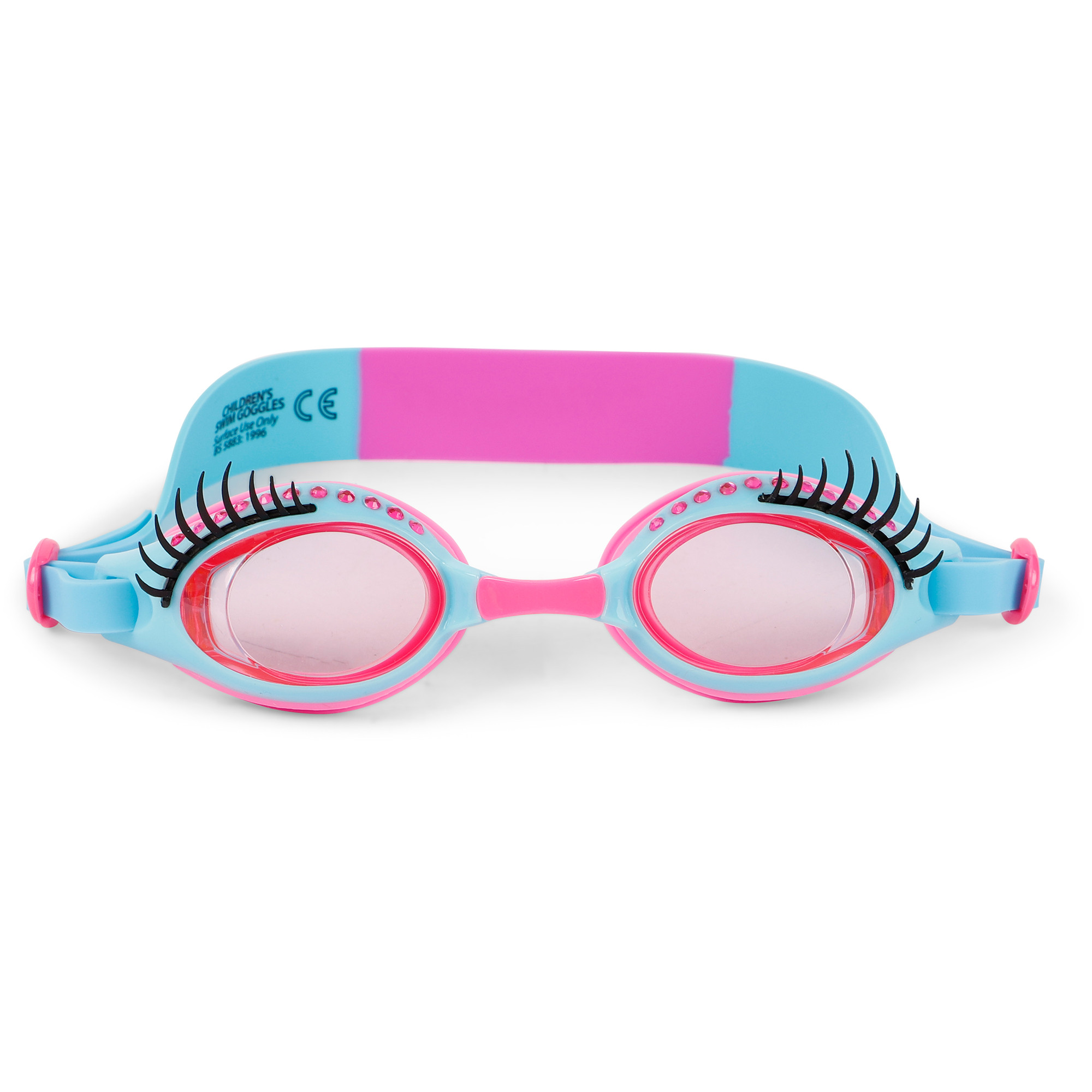 Bling 2O Eyelash Swimming Goggles in Blue