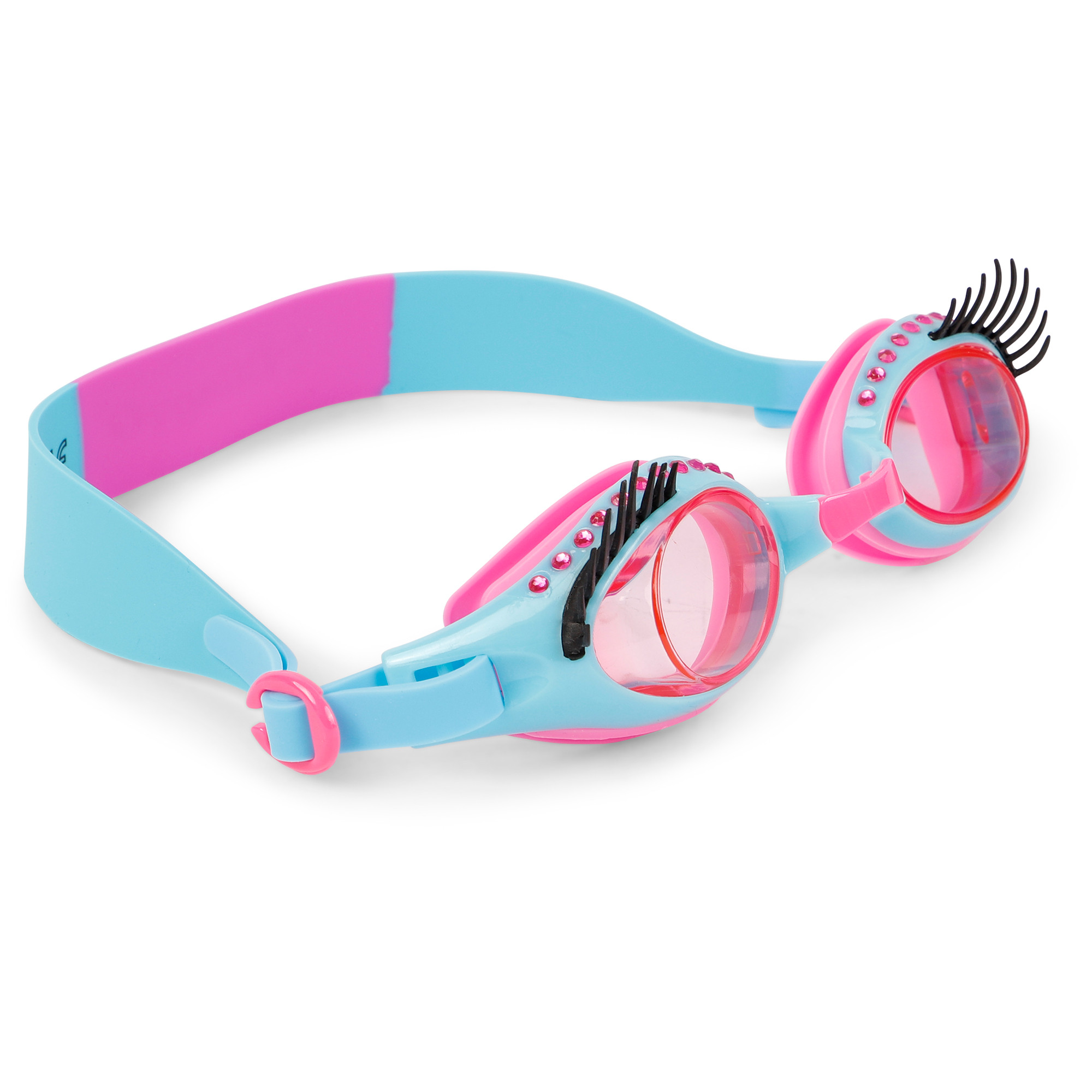 Bling 2O Eyelash Swimming Goggles in Blue