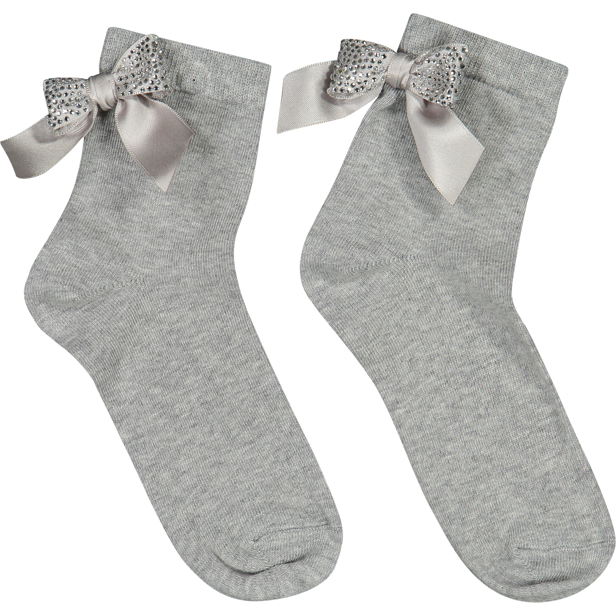La Perla TieRibbon Socks in Grey