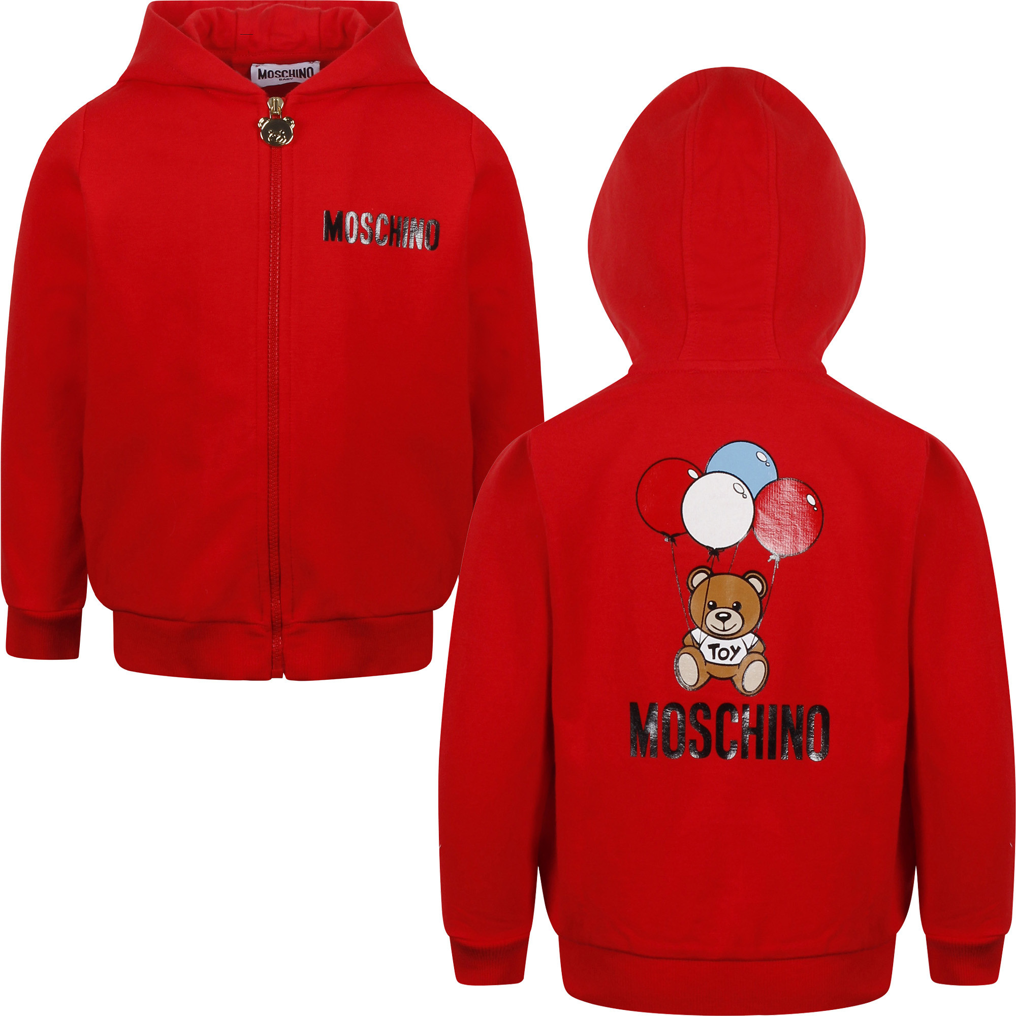 red teddy hoodie