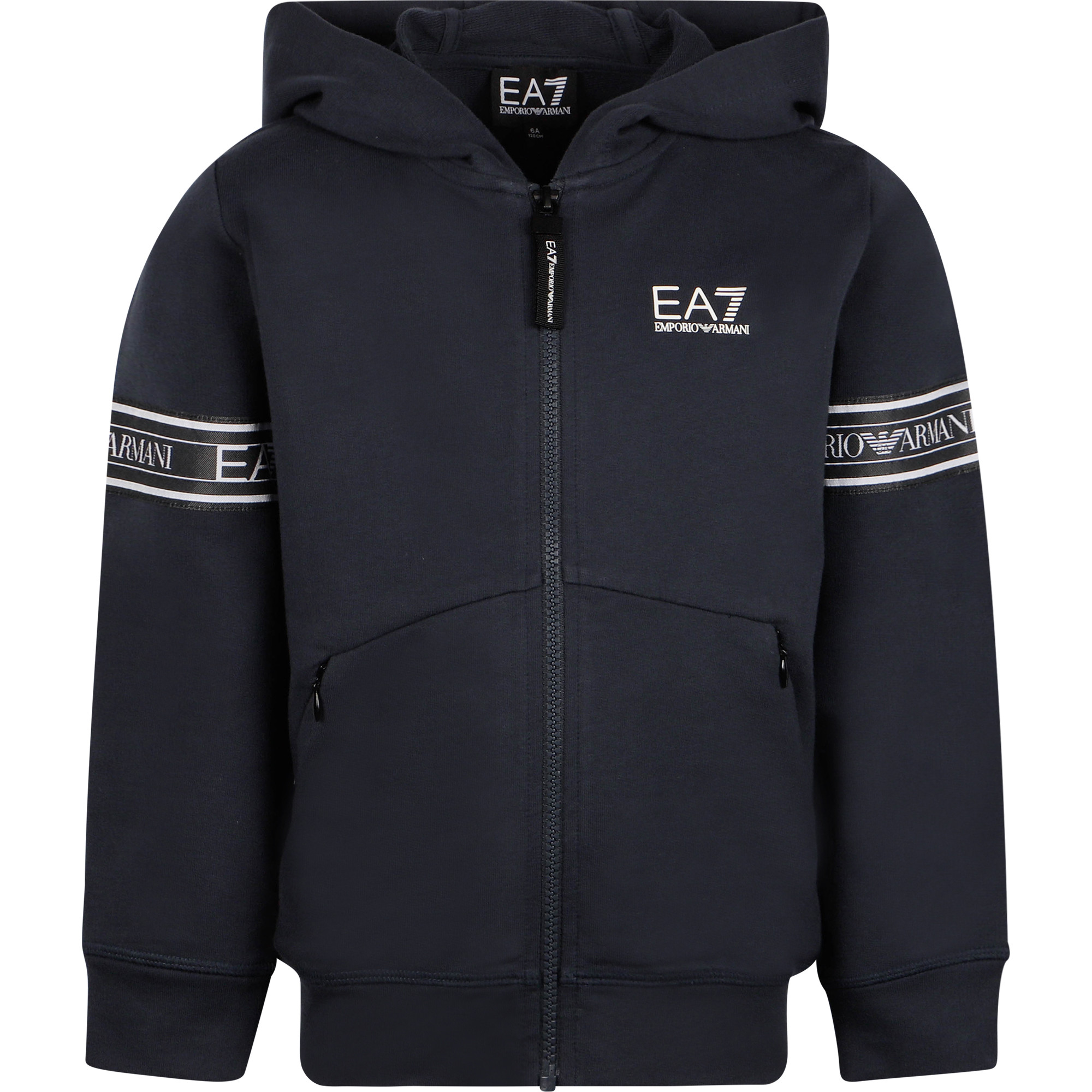 ea7 blue hoodie