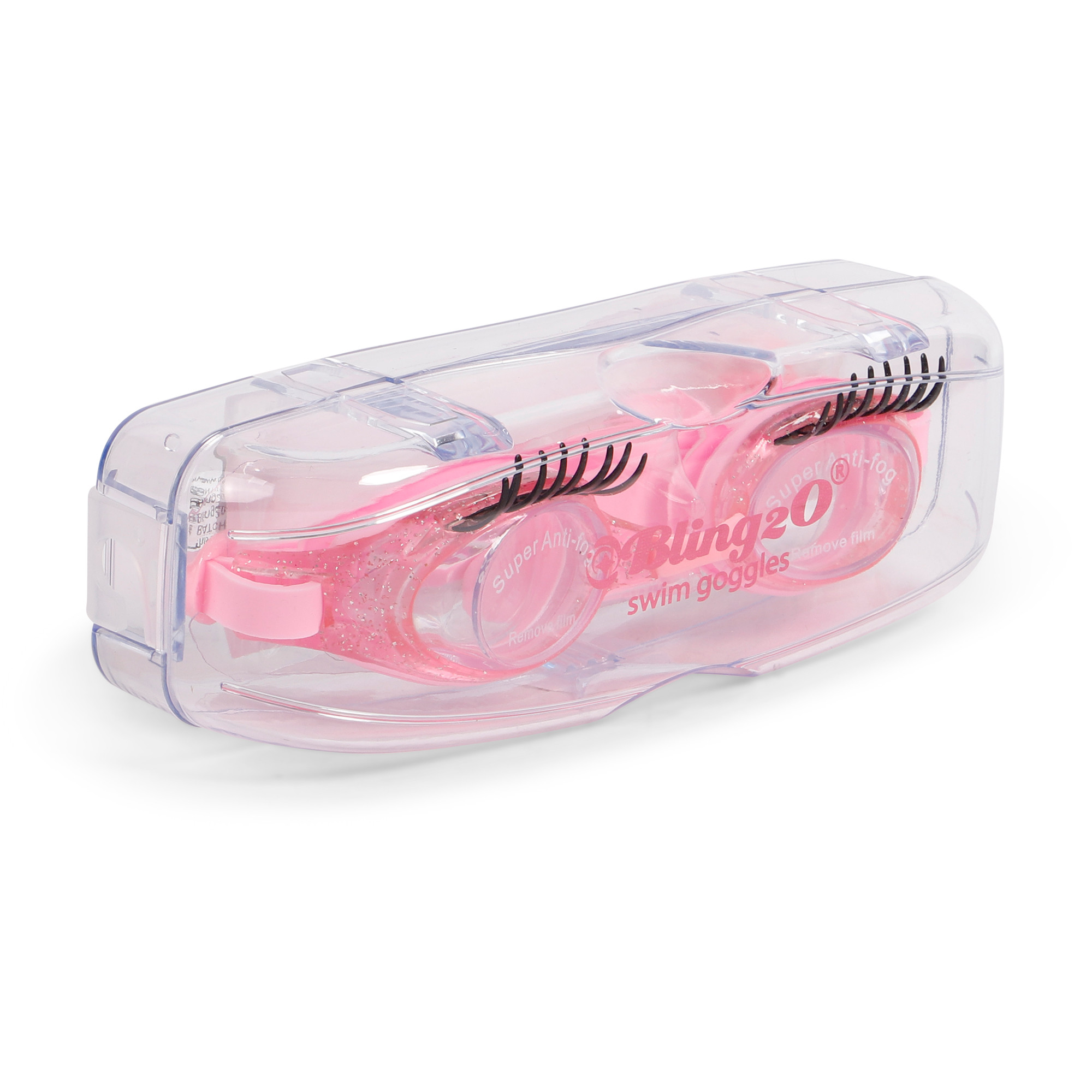 Bling 2O Eyelash Swimming Goggles in Pink