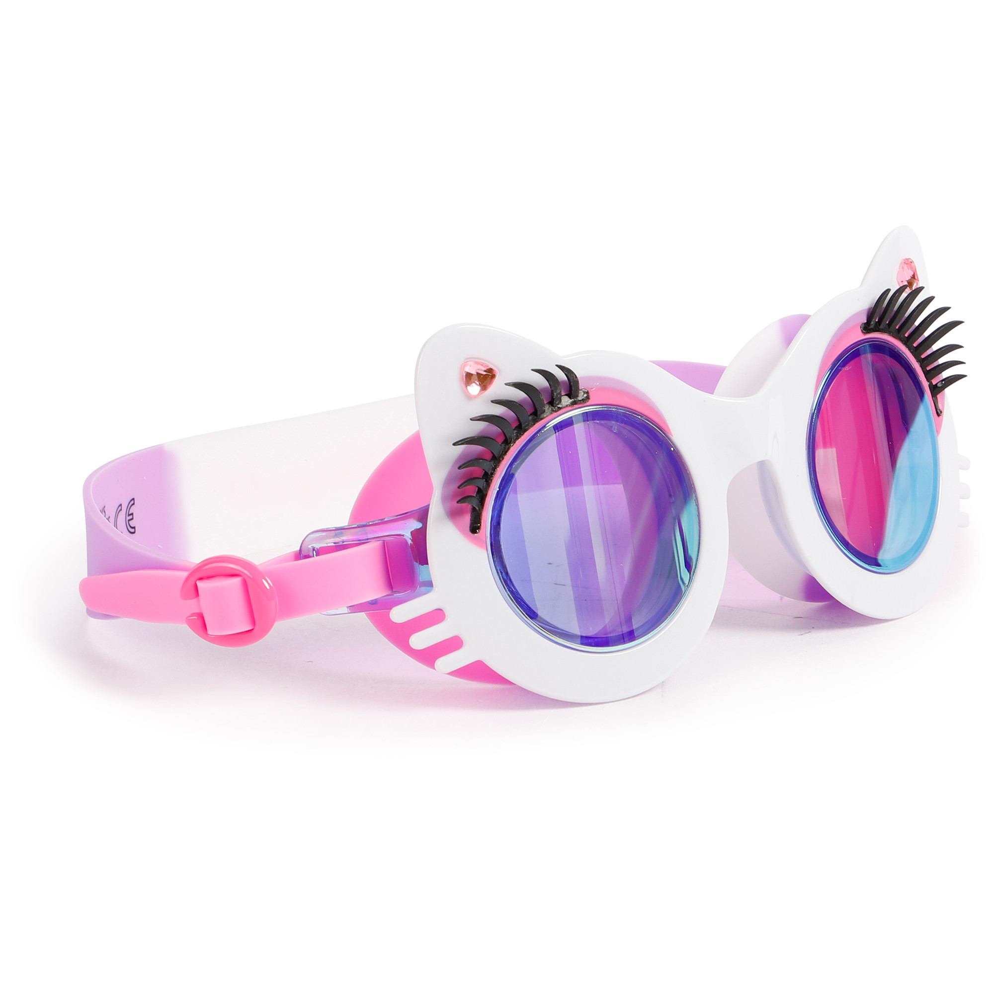 Bling 2O Eyelash Swimming Goggles in Pink