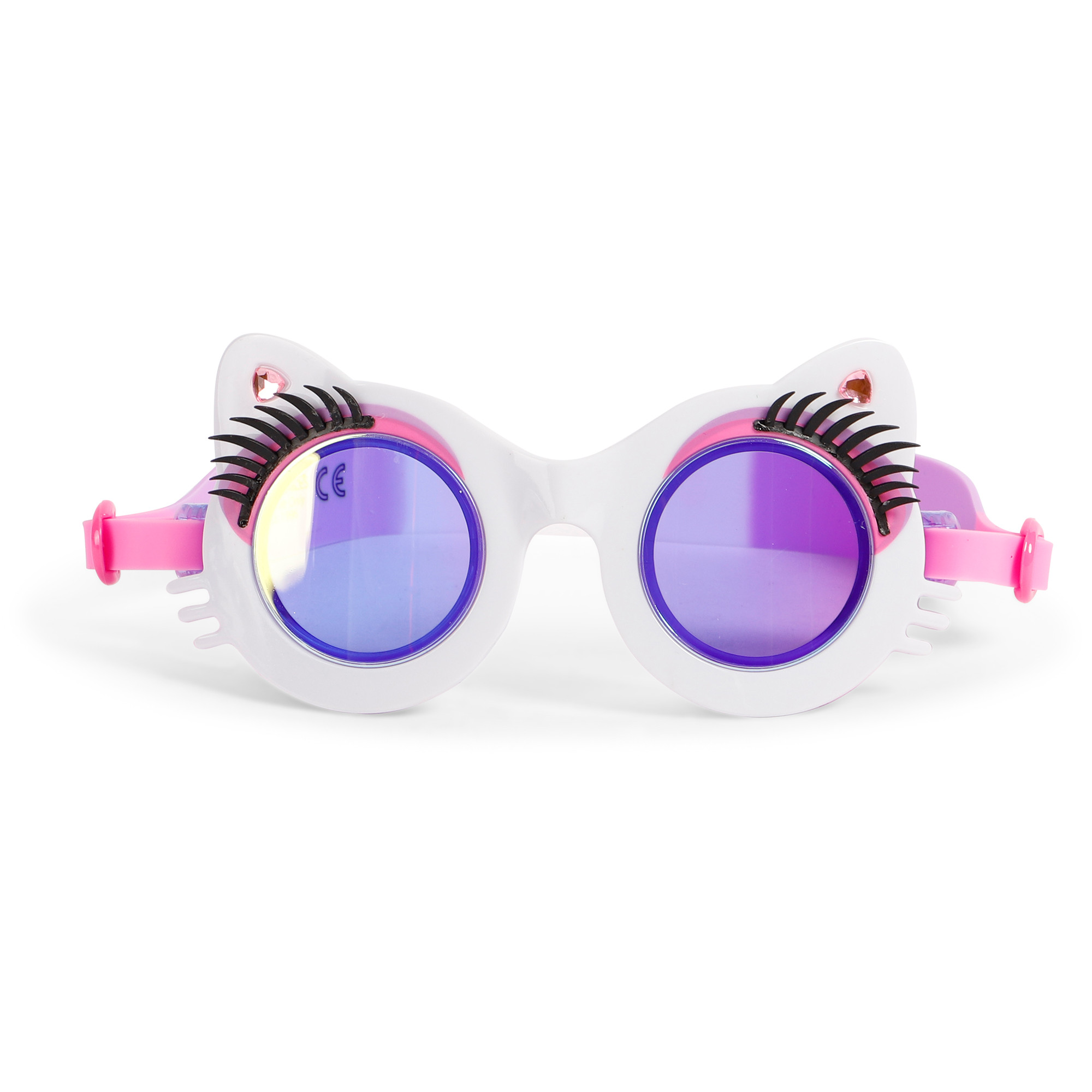 Bling 2O Eyelash Swimming Goggles in Pink