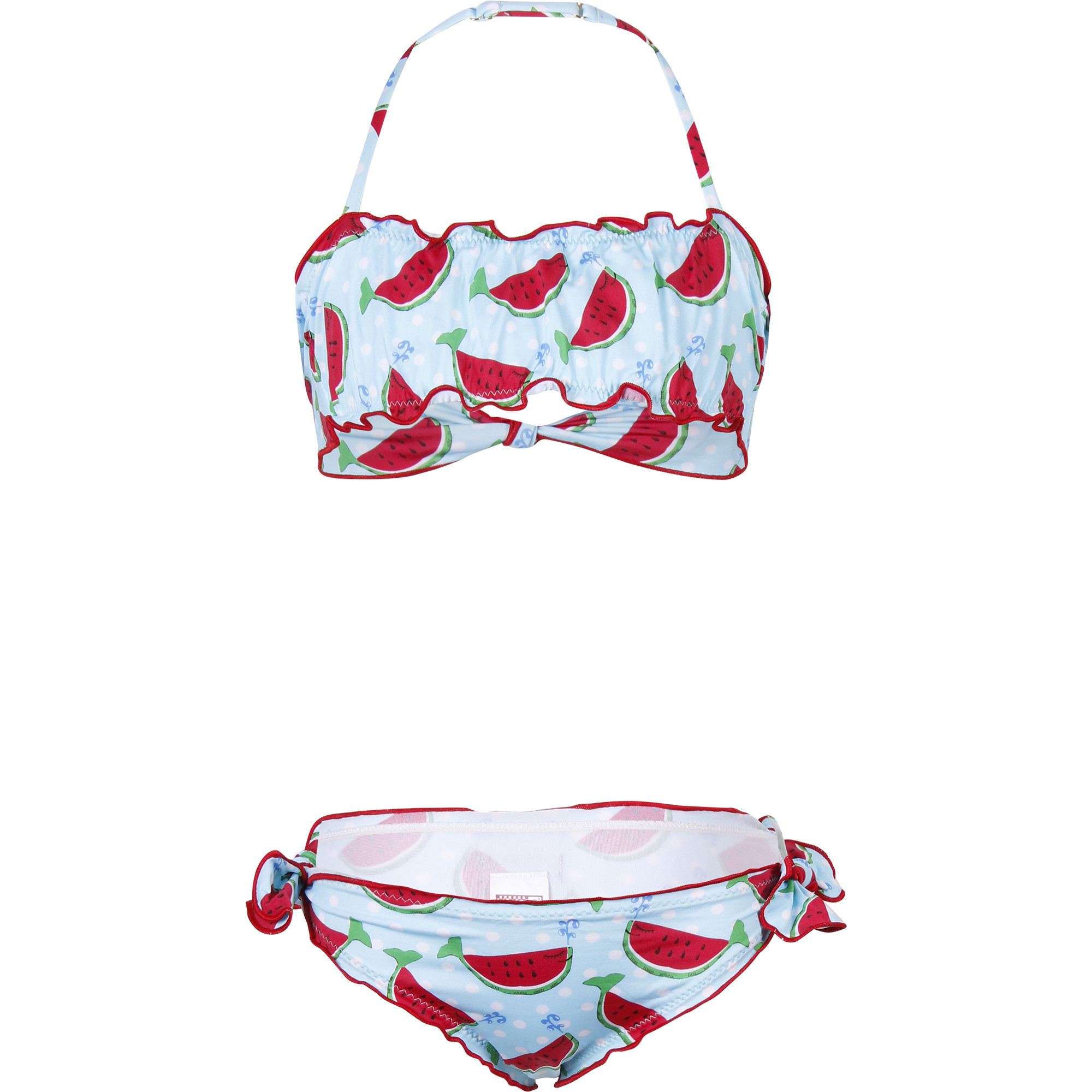 MC2 Saint Barth Watermelon Whale Bikini in Blue