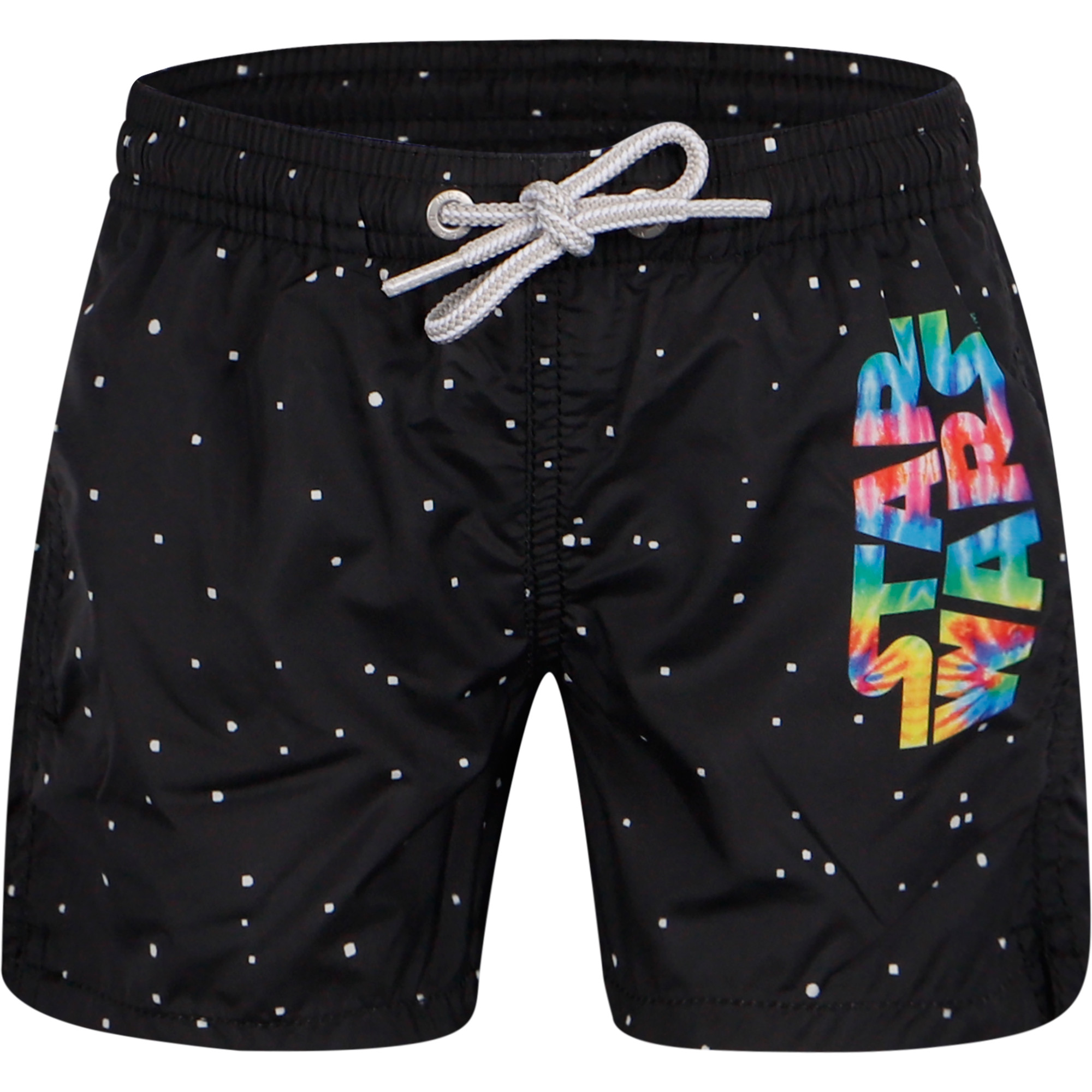 MC2 Saint Barth Star Wars Swimming Trunks in Black - BAMBINIFASHION.COM