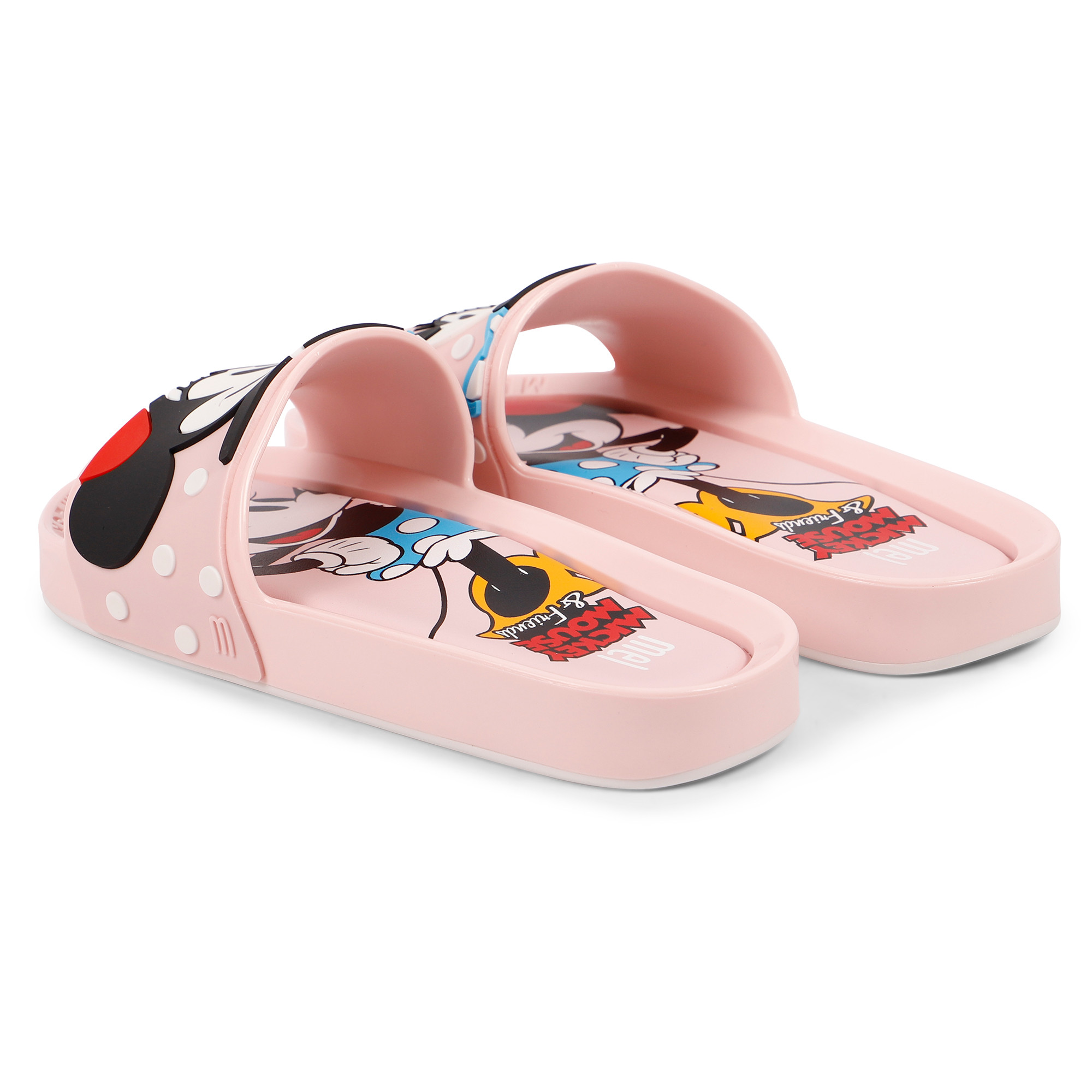Mini Melissa Minnie Mouse Side Sandals in Pink