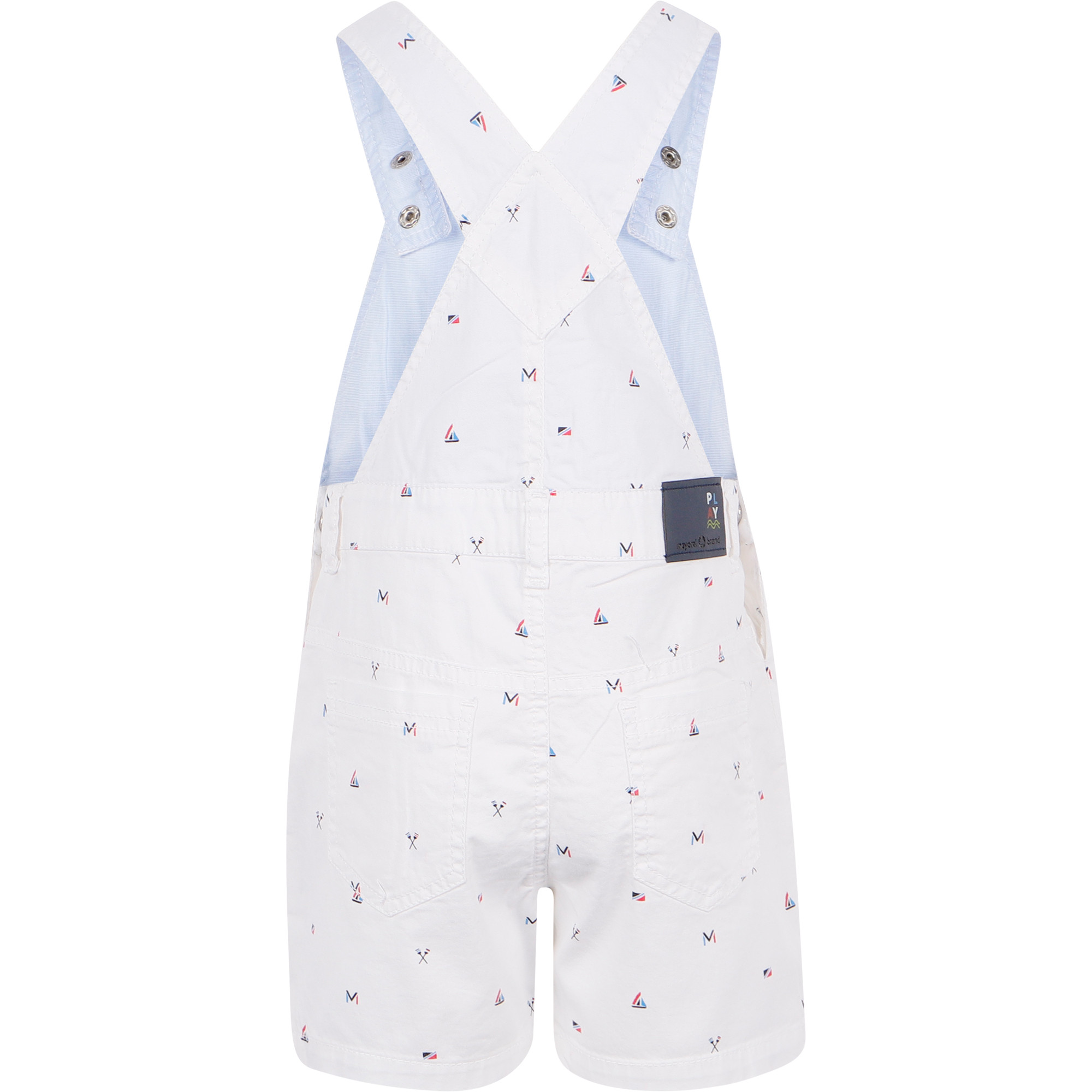 Mayoral Cotton Summer Overalls in White