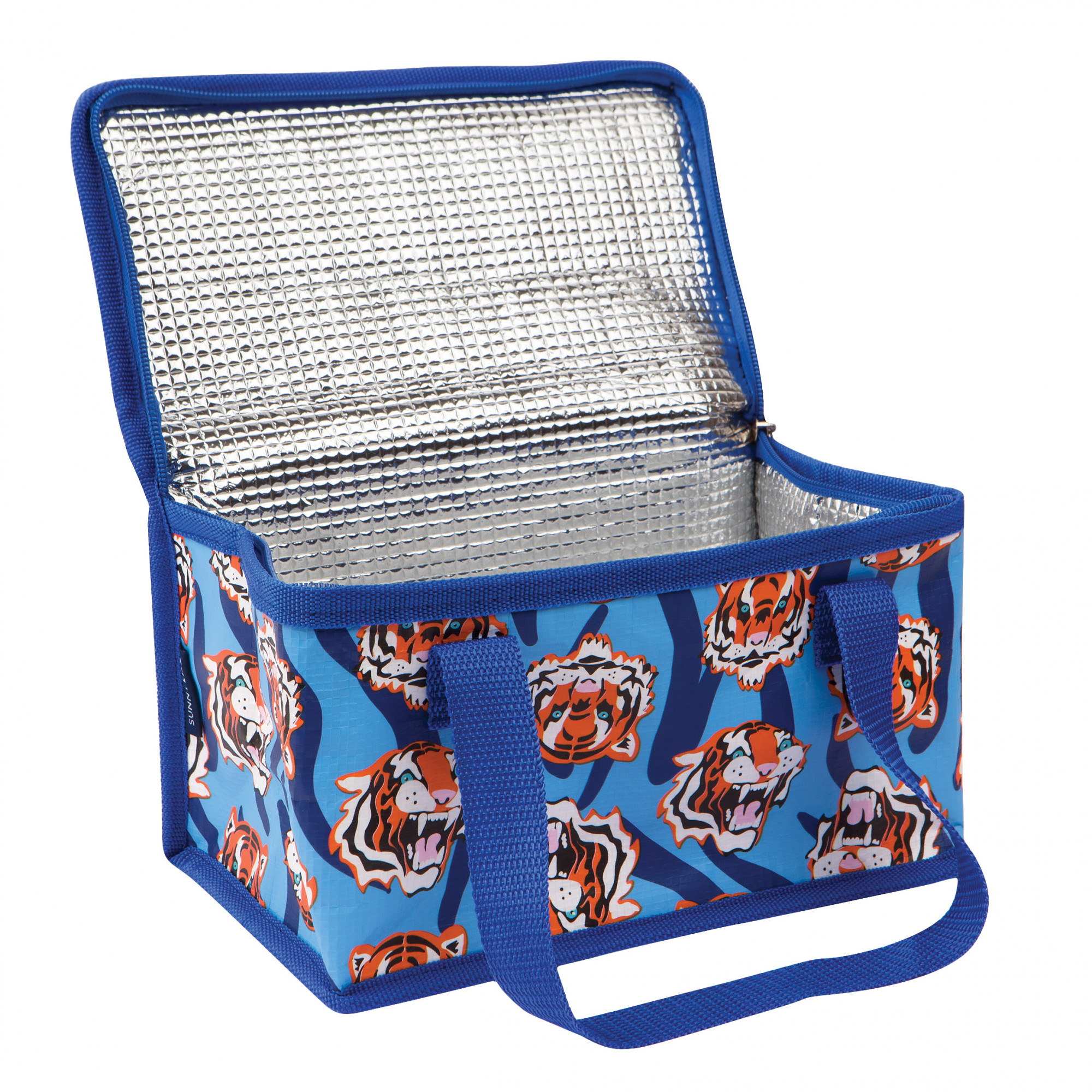 Sunnylife Tiger Logo Lunch Box in Blue —