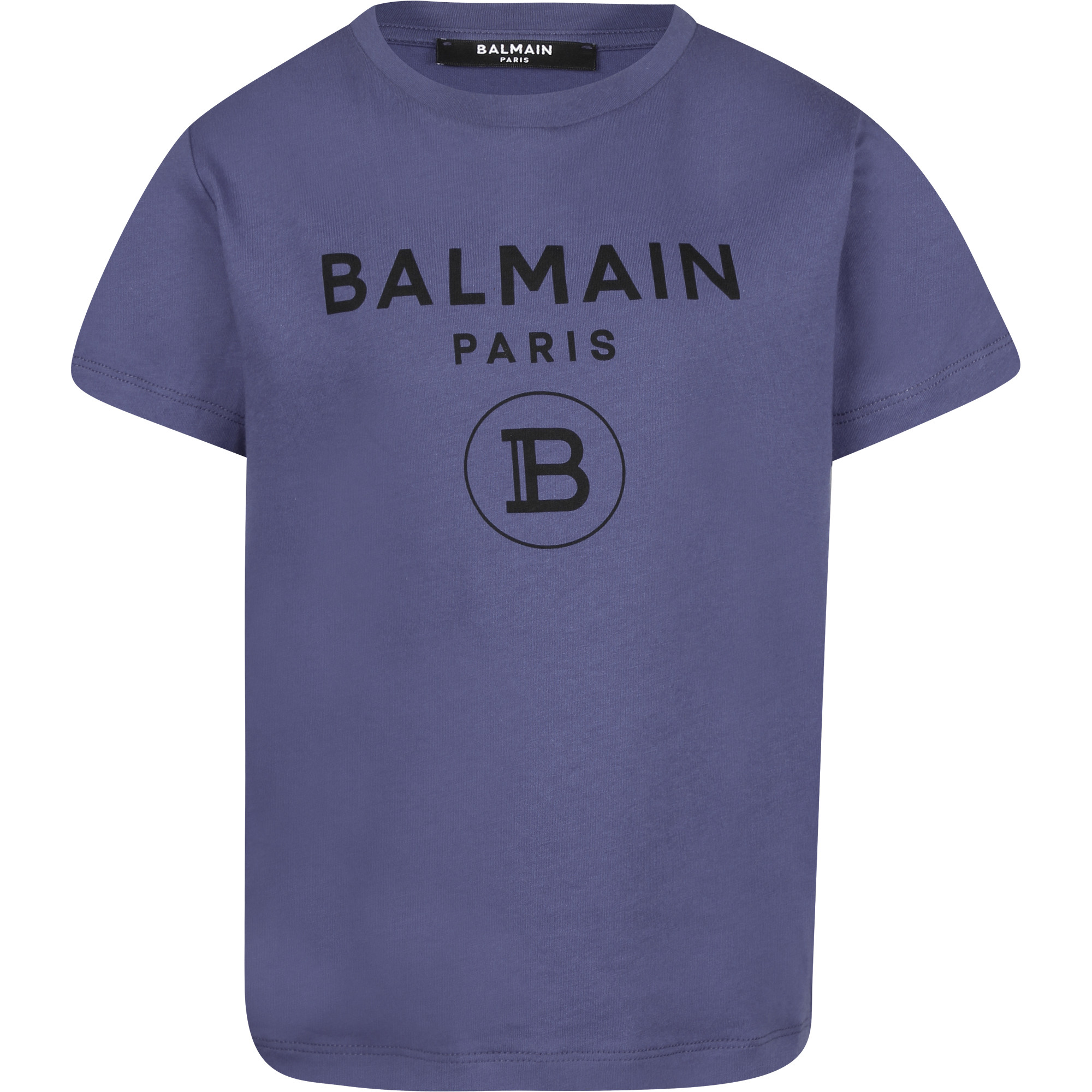 Balmain Logo TShirt in Blue —
