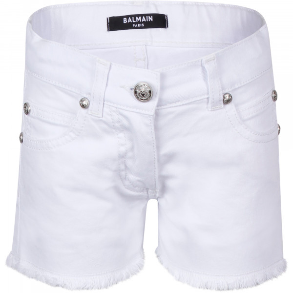 Logo Shorts in White