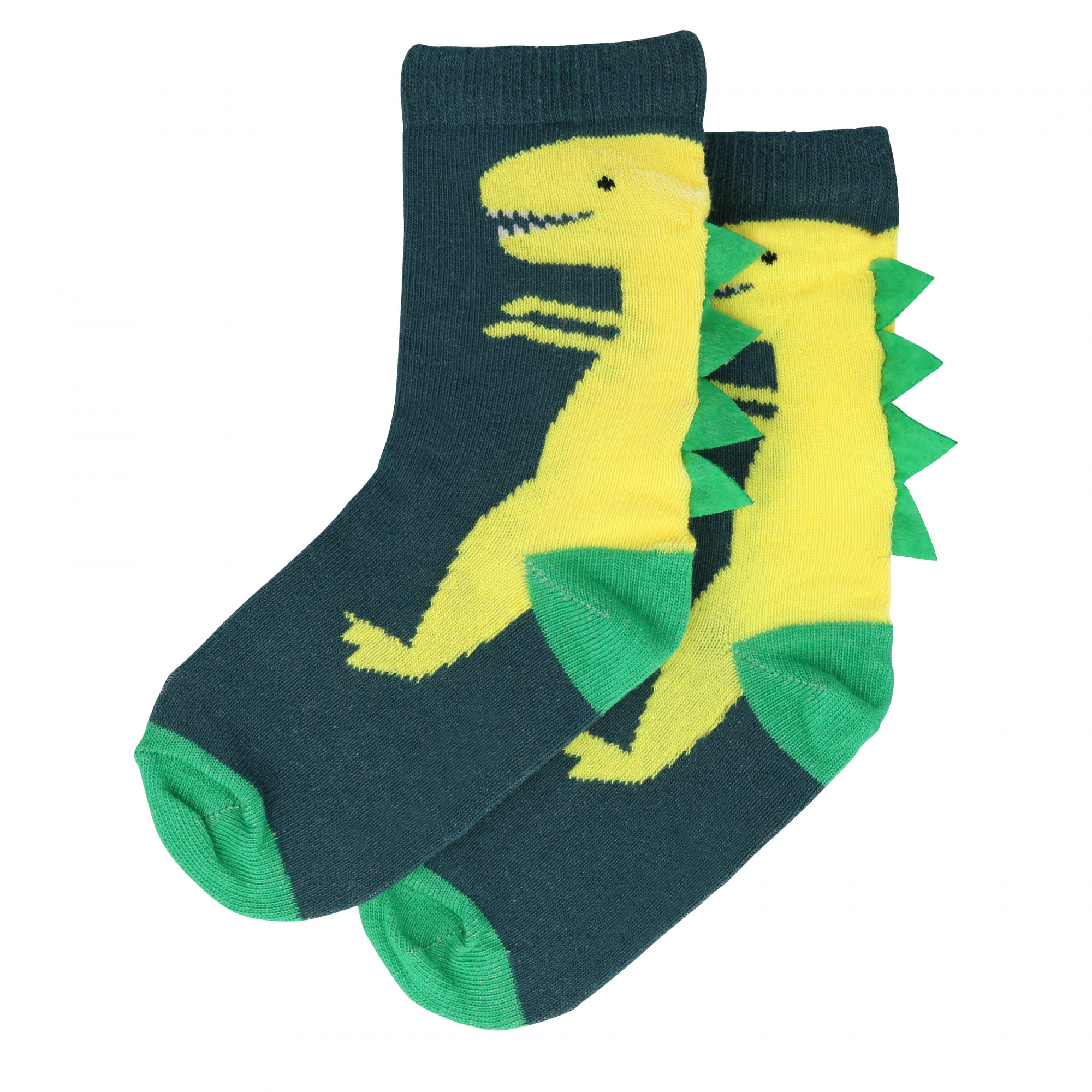 Meri Meri Dinosaur Socks in Green