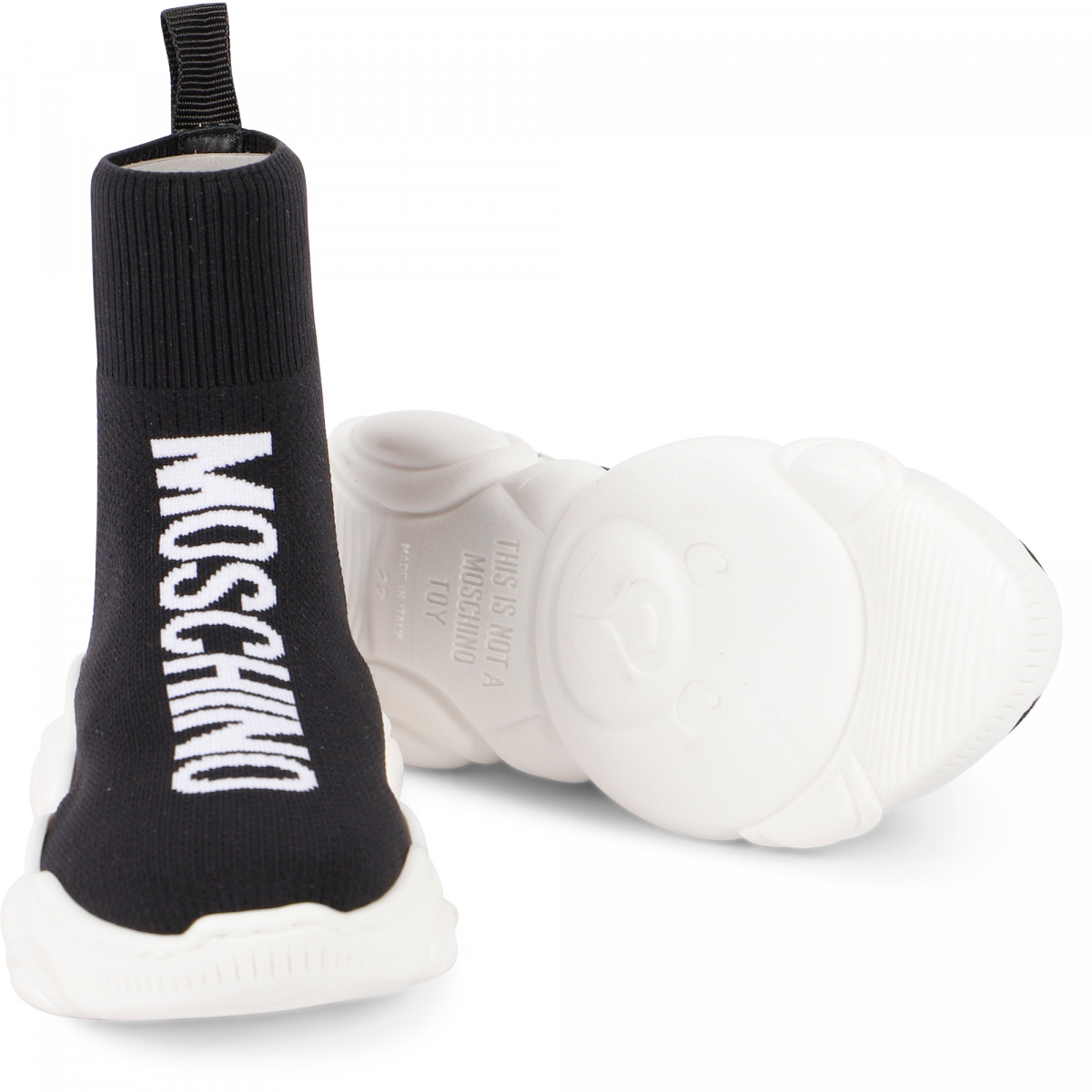 sock sneakers moschino