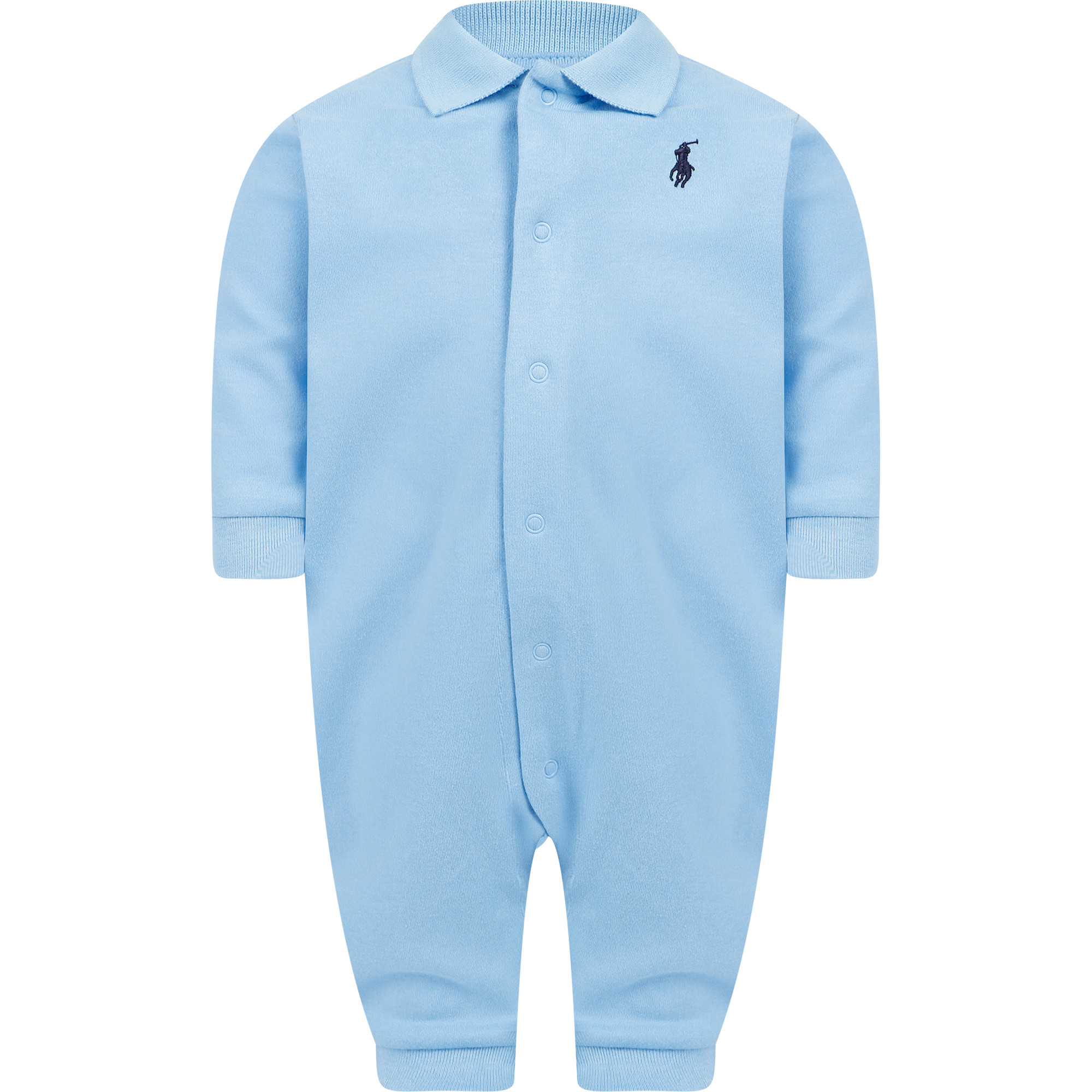 Polo Ralph Lauren Polo Collar Onesie in Blue