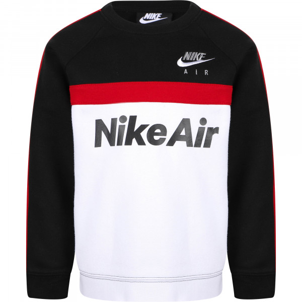 nike air logo sweatshirt white