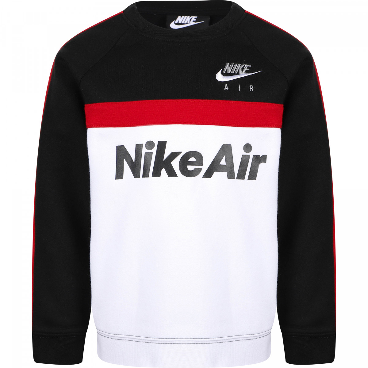 mens black and white nike sweatshirt
