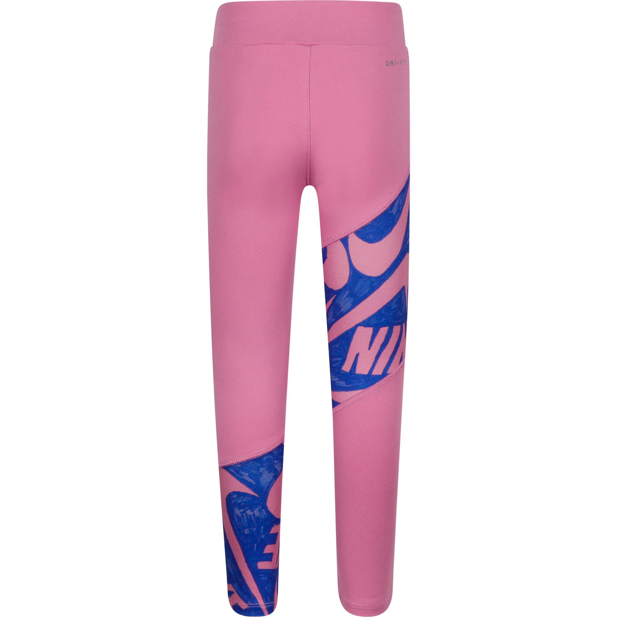 pink logo leggings