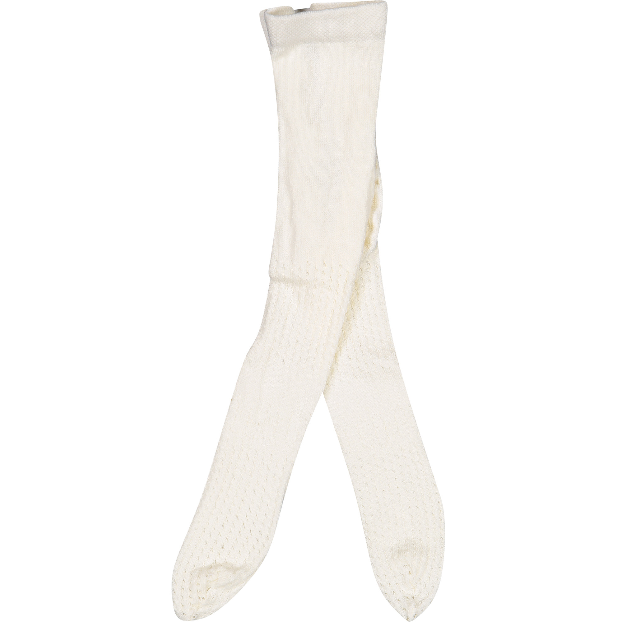 Gucci Knit Tights in Ivory White - BAMBINIFASHION.COM