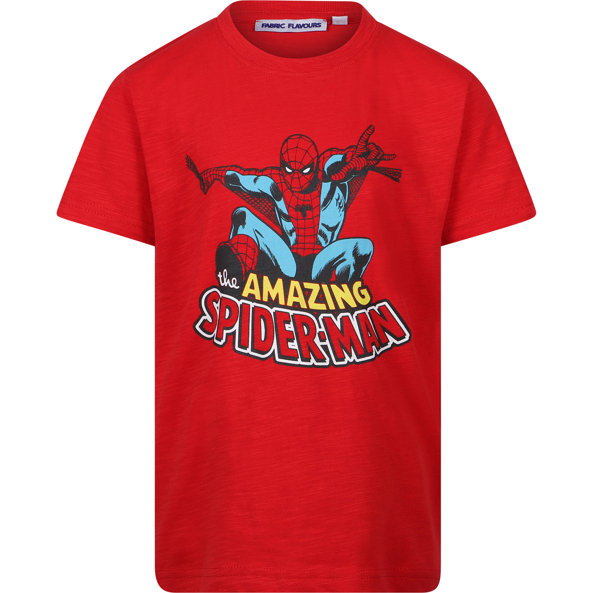 Fabric Flavours Amazing SpiderMan TShirt in Red