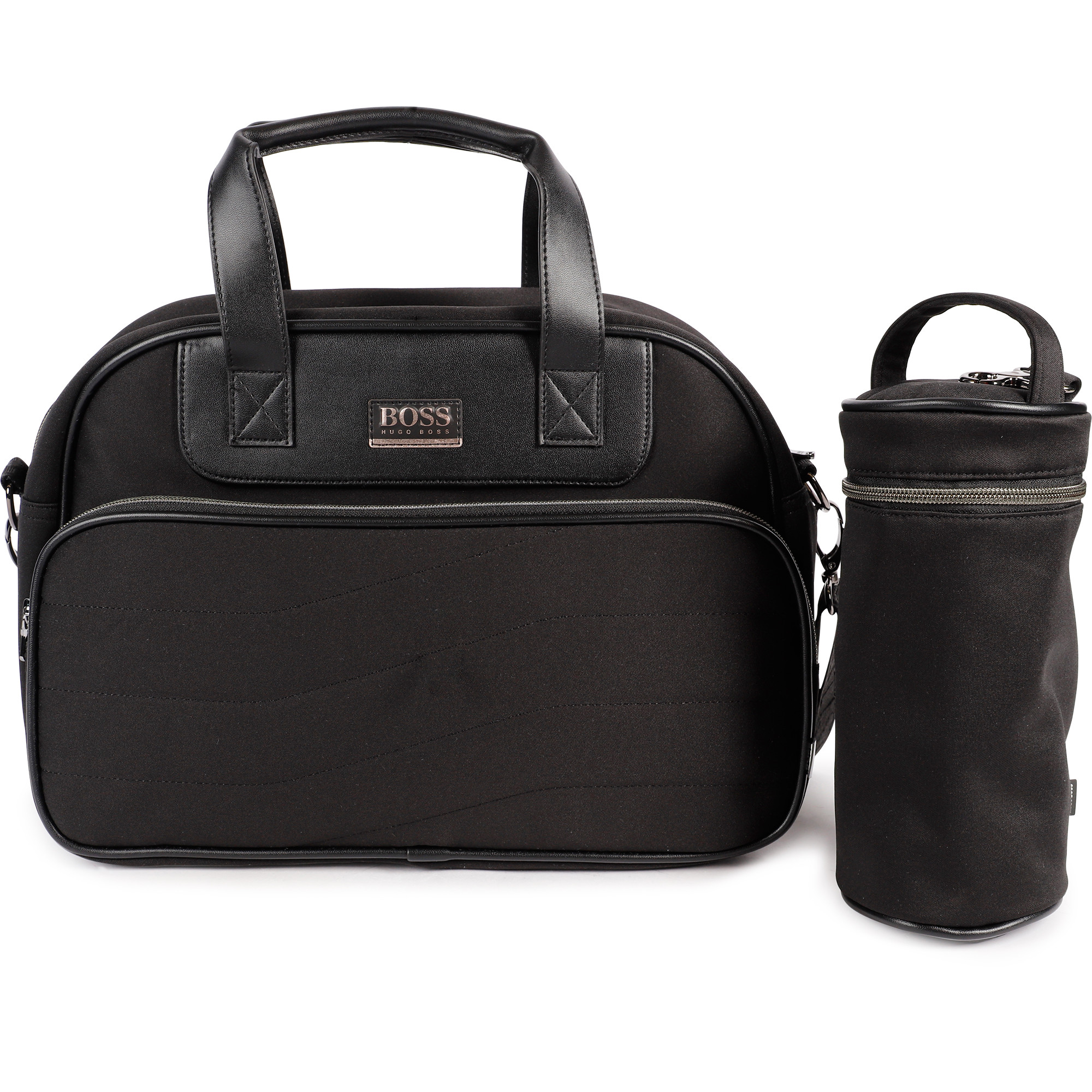 black and white changing bag