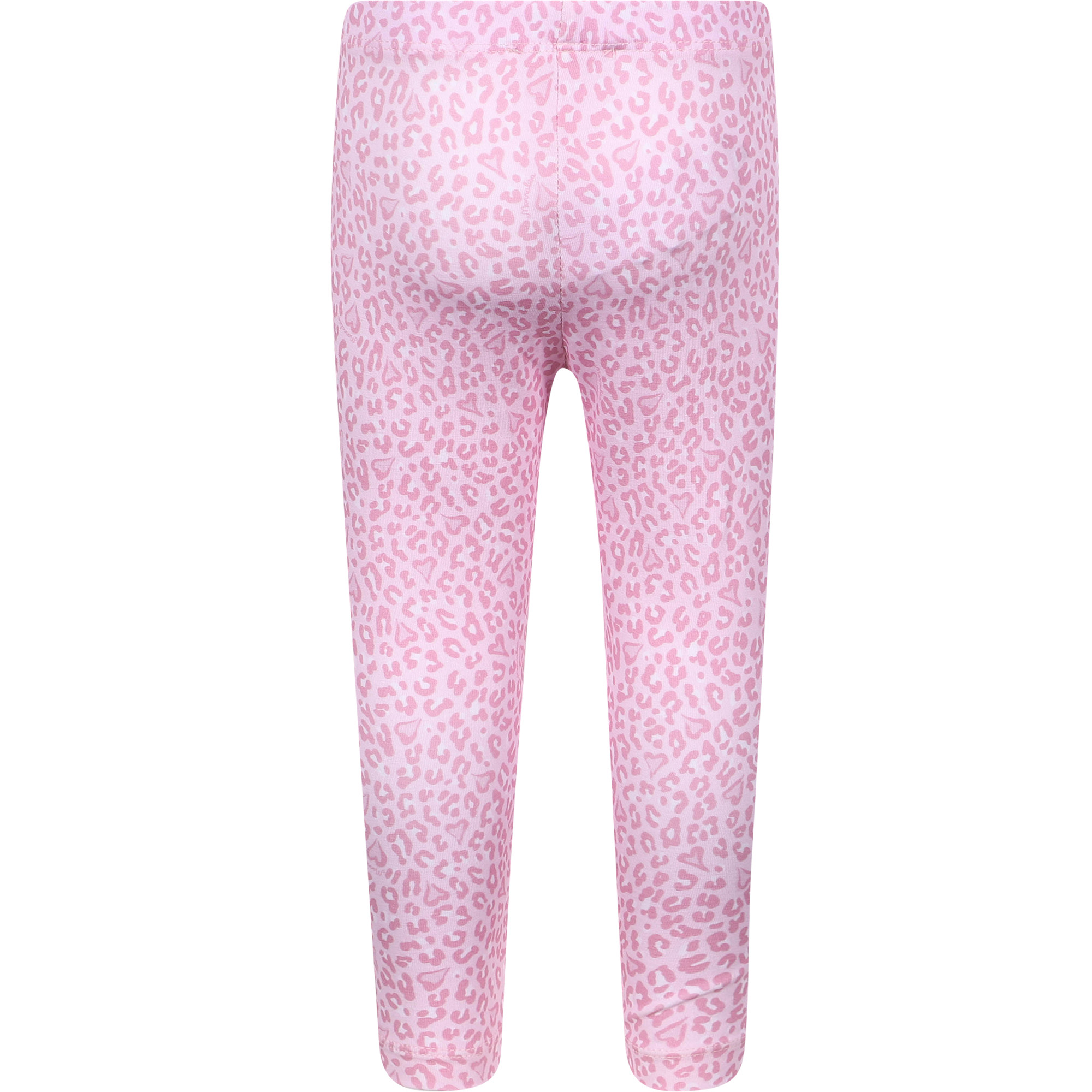 Monnalisa Leopard Print Leggings in Pink