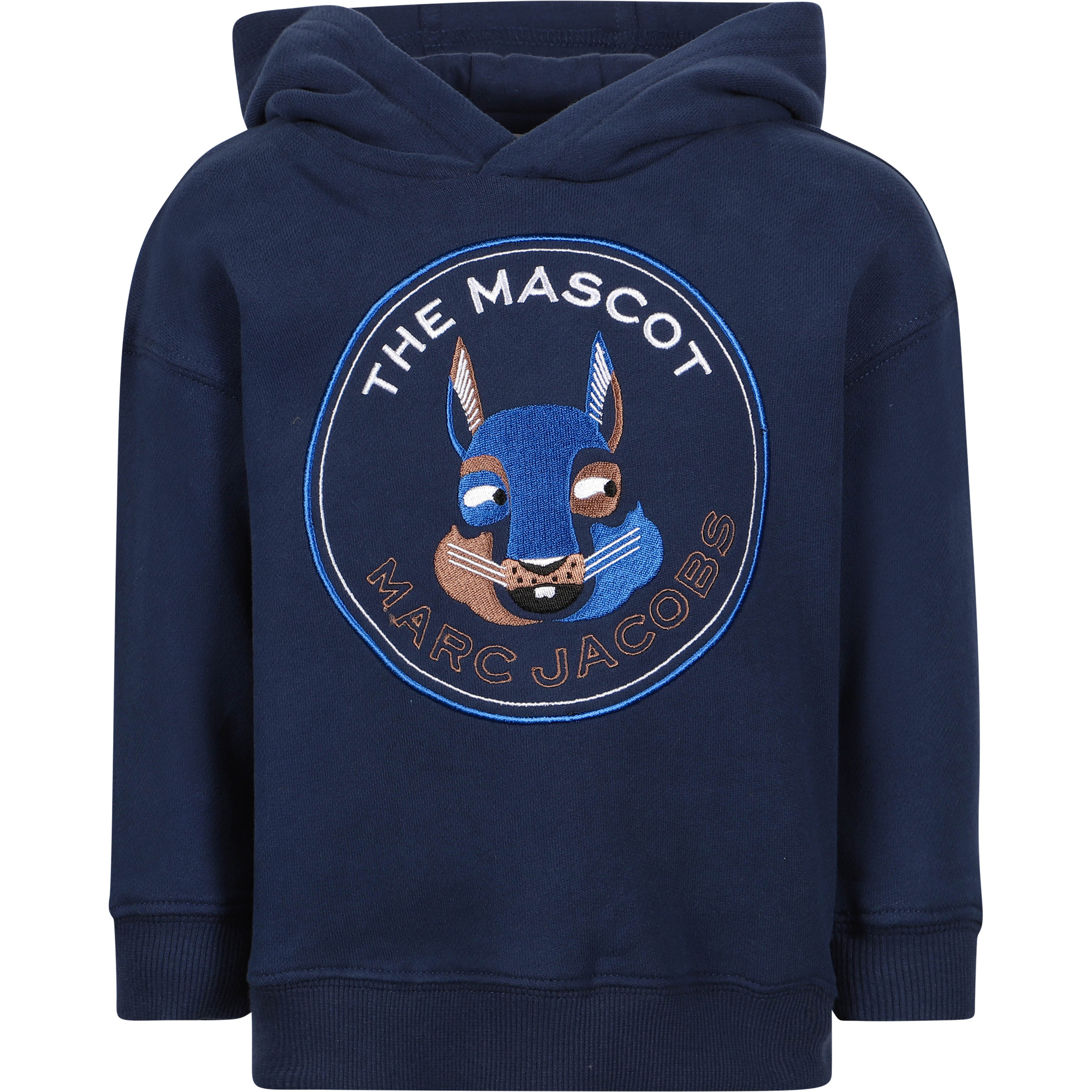 The Marc Jacobs The Mascot Logo Hoodie in Dark Blue —