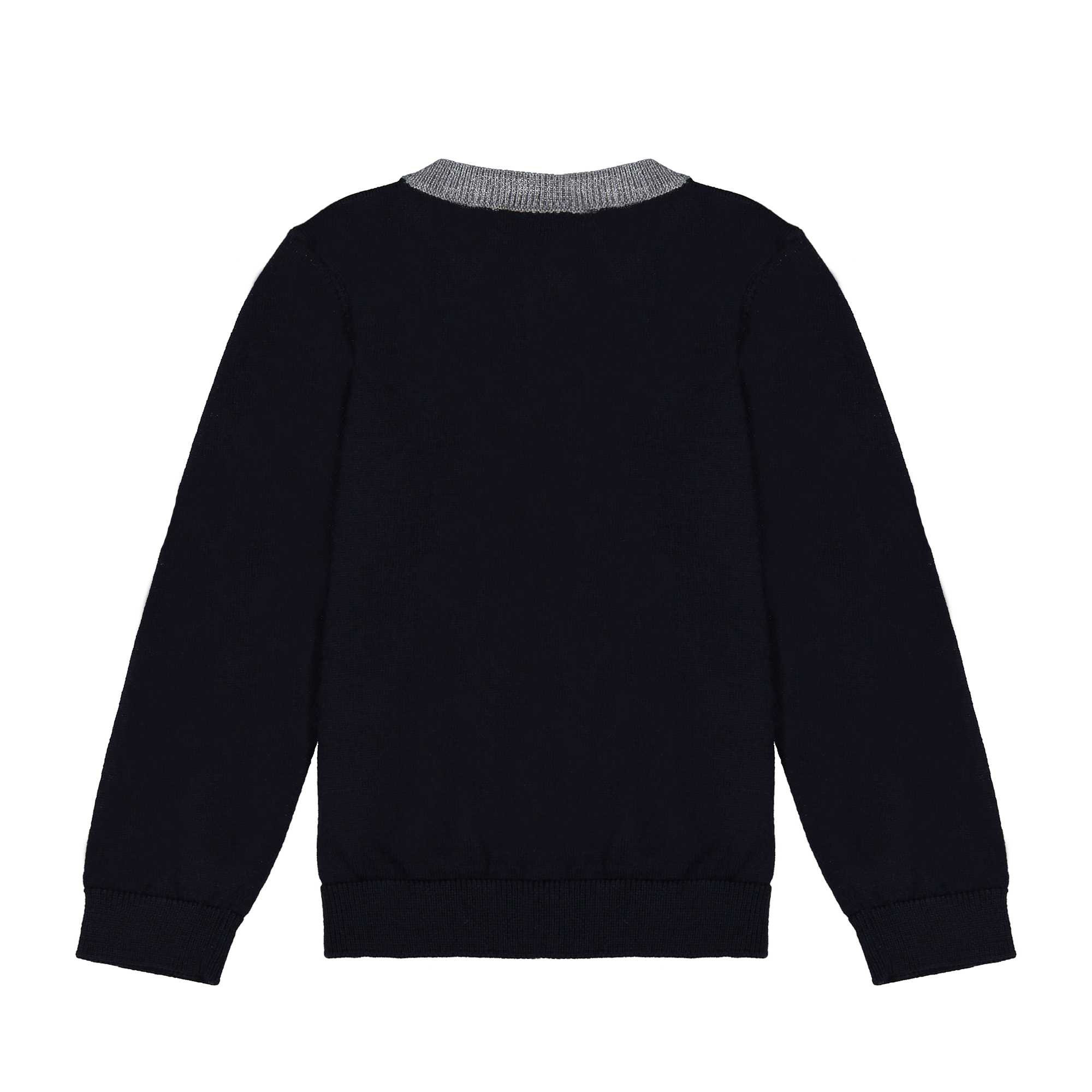 Gucci Boys Black Sweater with Iconic Yellow Bees for Boys