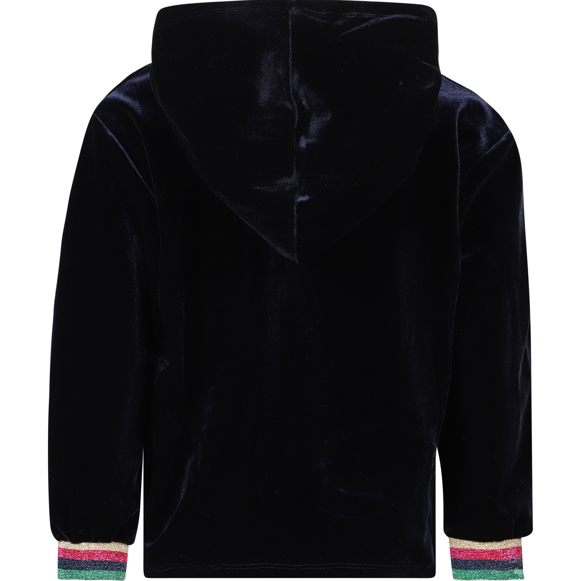 Billieblush Sequin Cat Hoodie in Navy Blue —