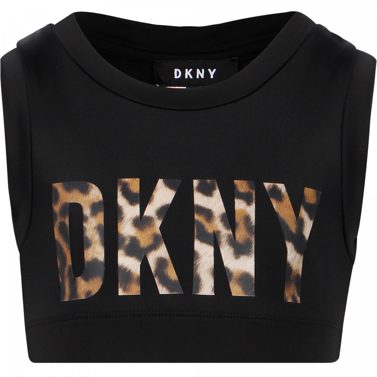 dkny leopard print top