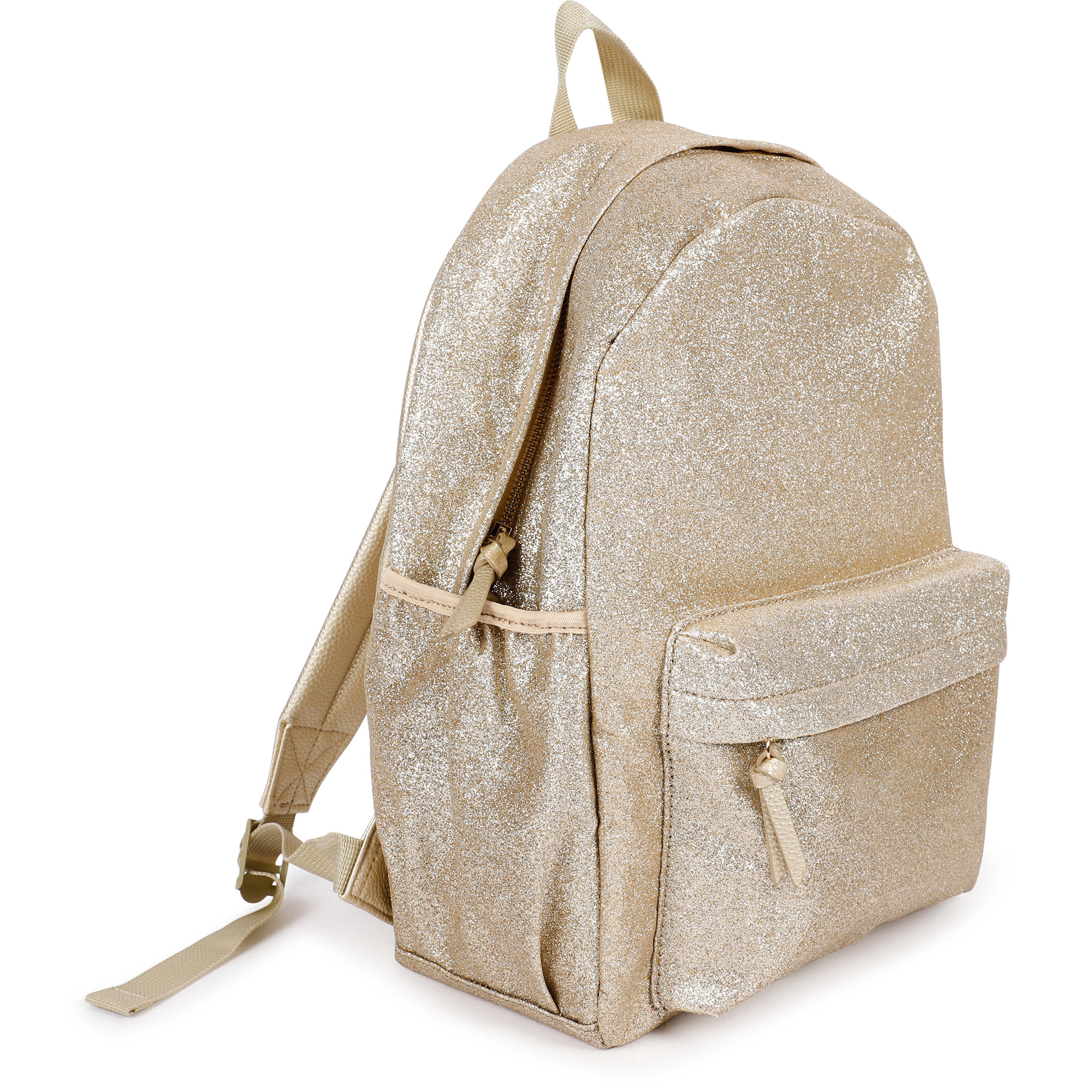 Molo Golden Glitter Backpack —