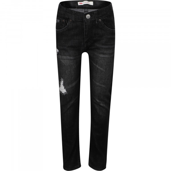 straight cut ripped jeans