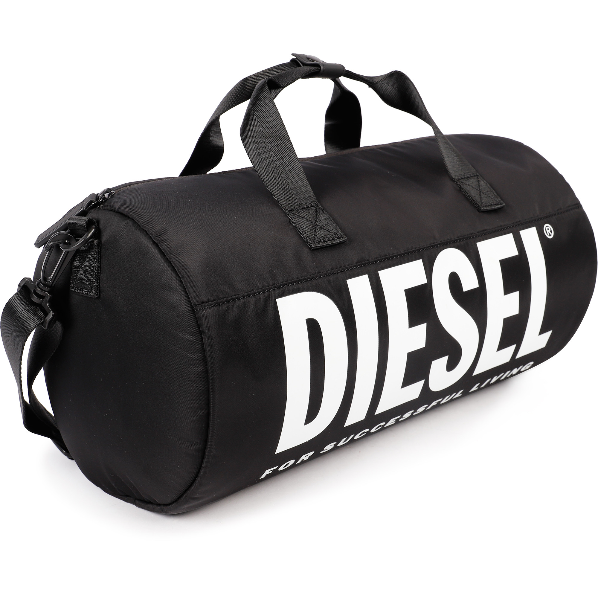Diesel Logo Duffle Bag In Black BAMBINIFASHION COM diesel-logo-duffle-bag-in-black-bambinifashion-com
