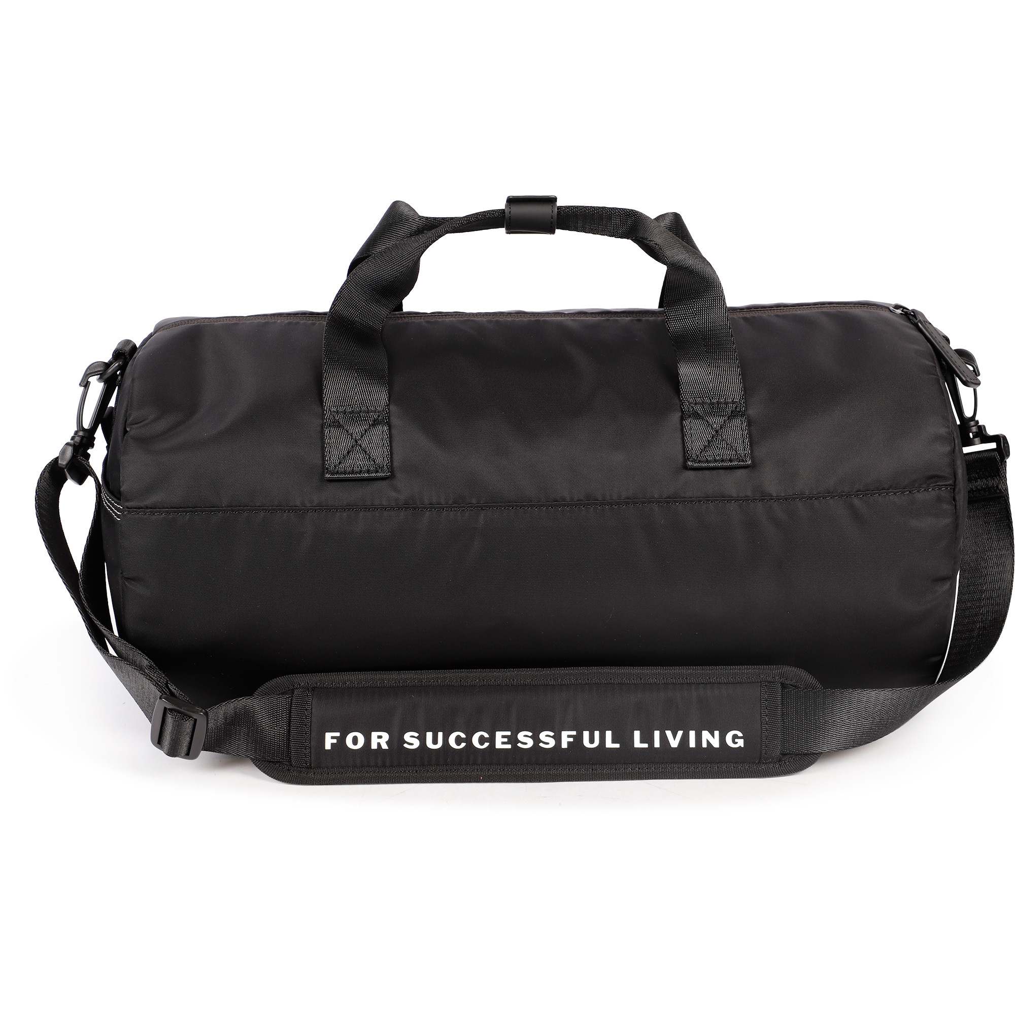 Diesel Logo Duffle Bag in Black