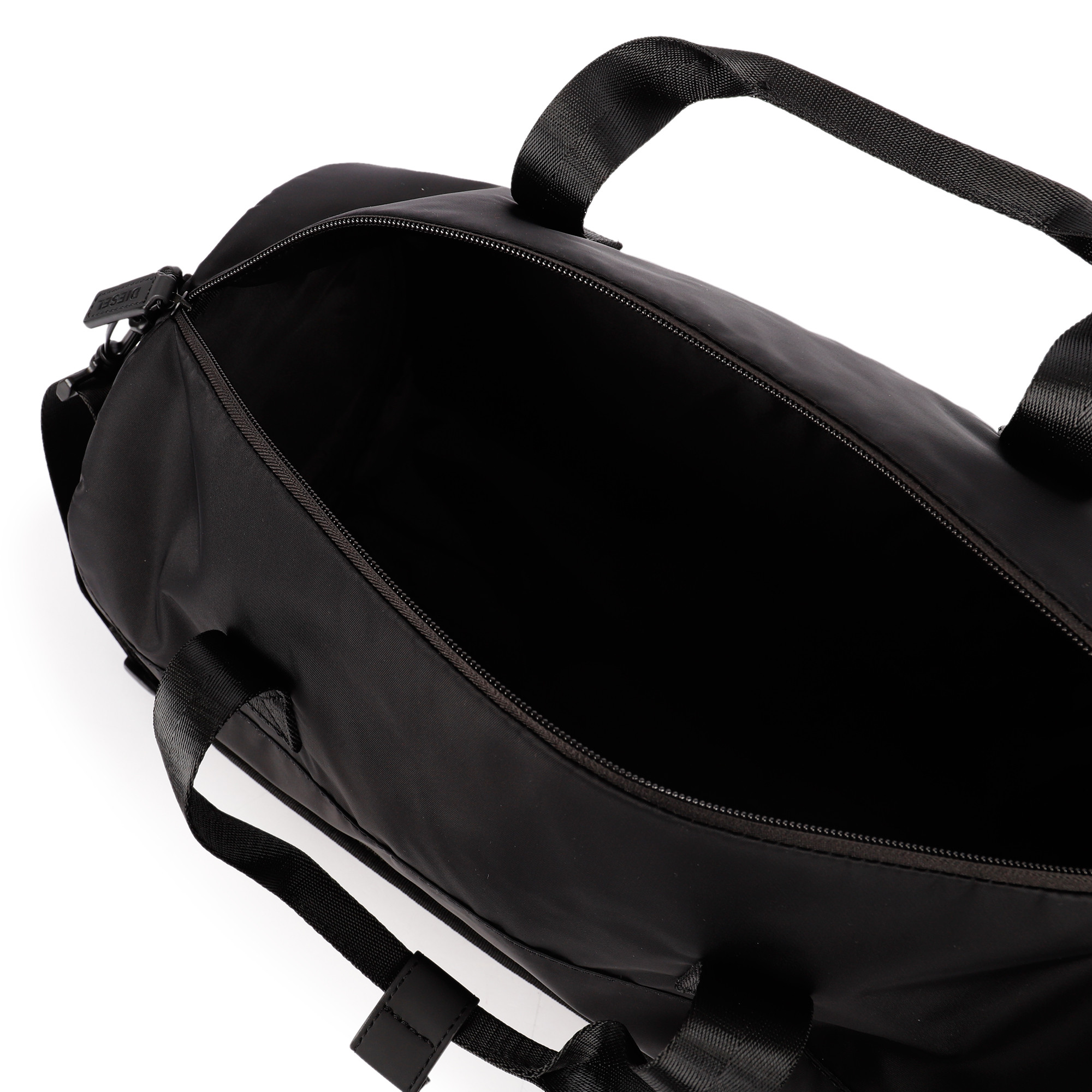 Diesel Logo Duffle Bag in Black