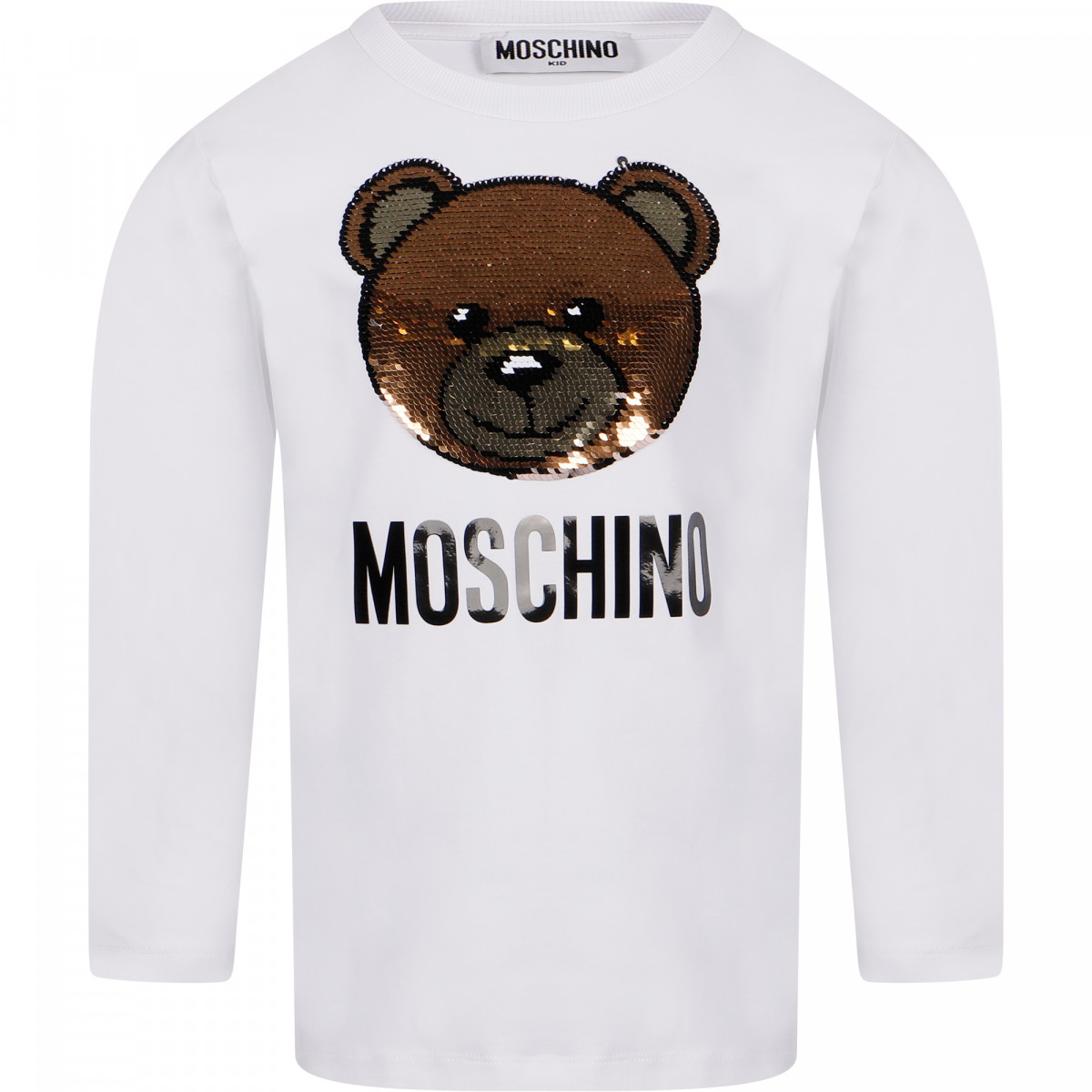 sequin logo t shirt