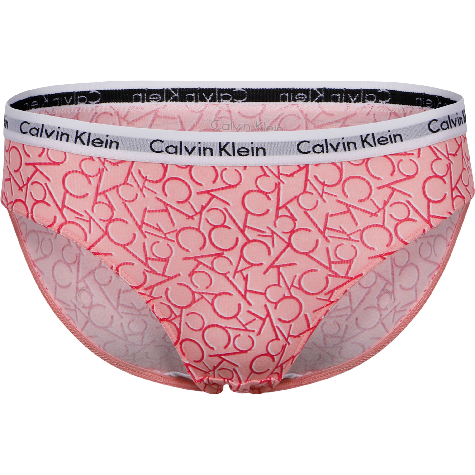 Calvin Klein Logo Panties Set in Red and Light Pink