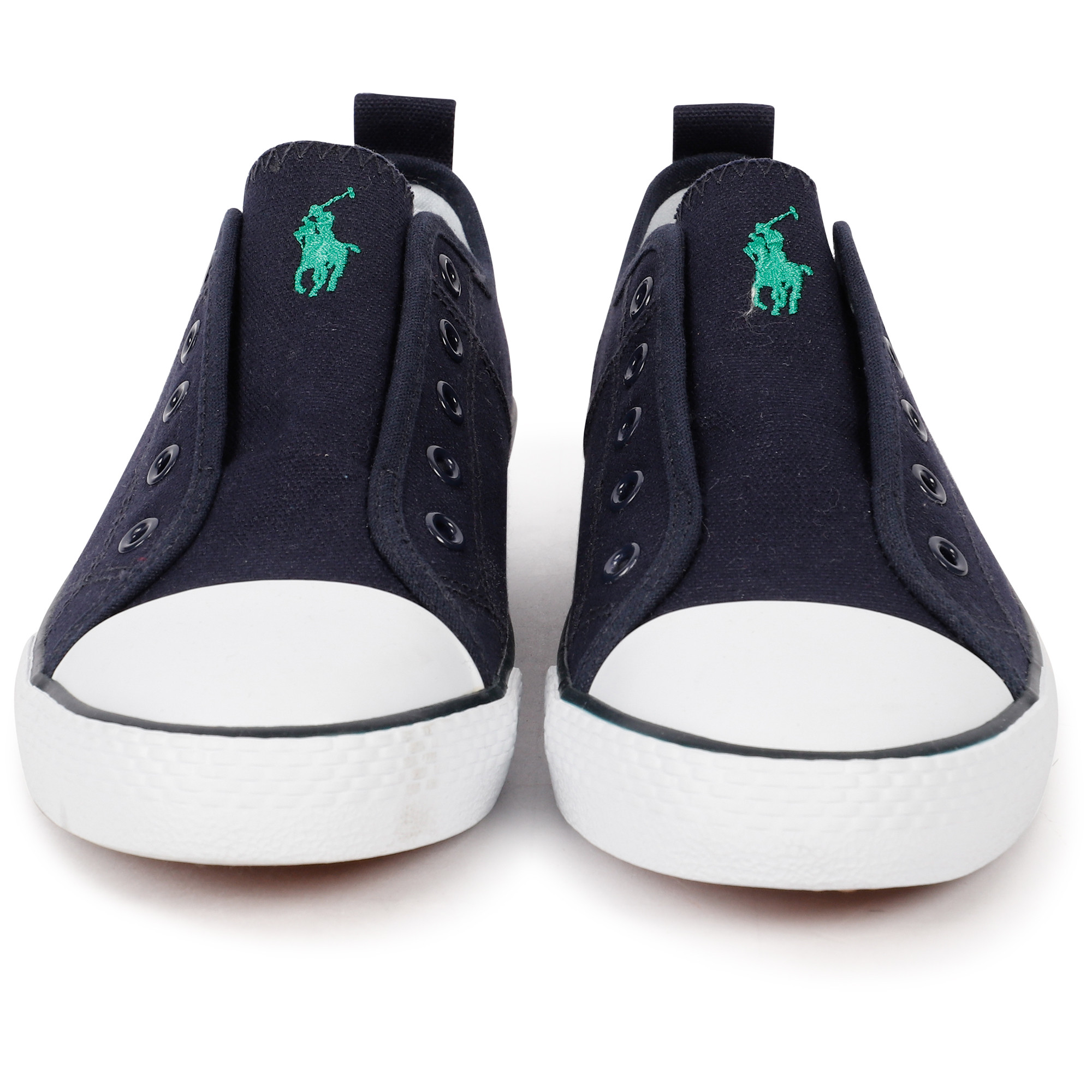 Polo Ralph Lauren Canvas Sneakers in Navy Blue Polo Ralph Lauren Canvas Sneakers in Navy Blue